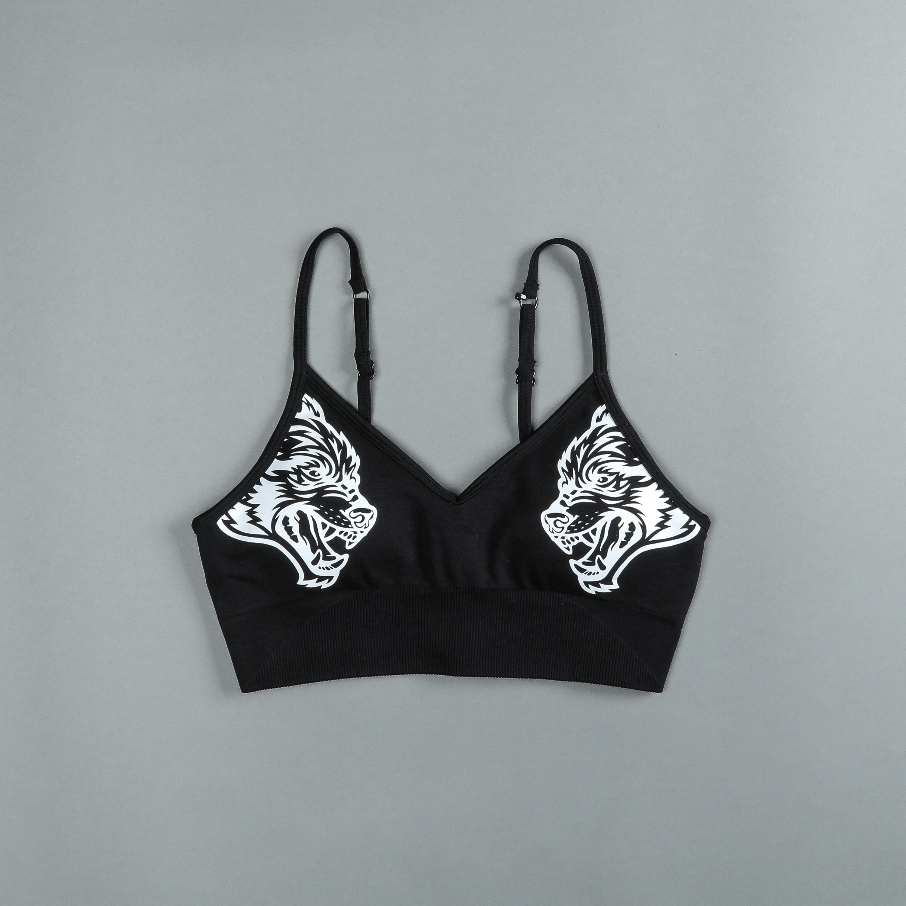 Dual "Everson Seamless" Sports Bra in Black - Image 3