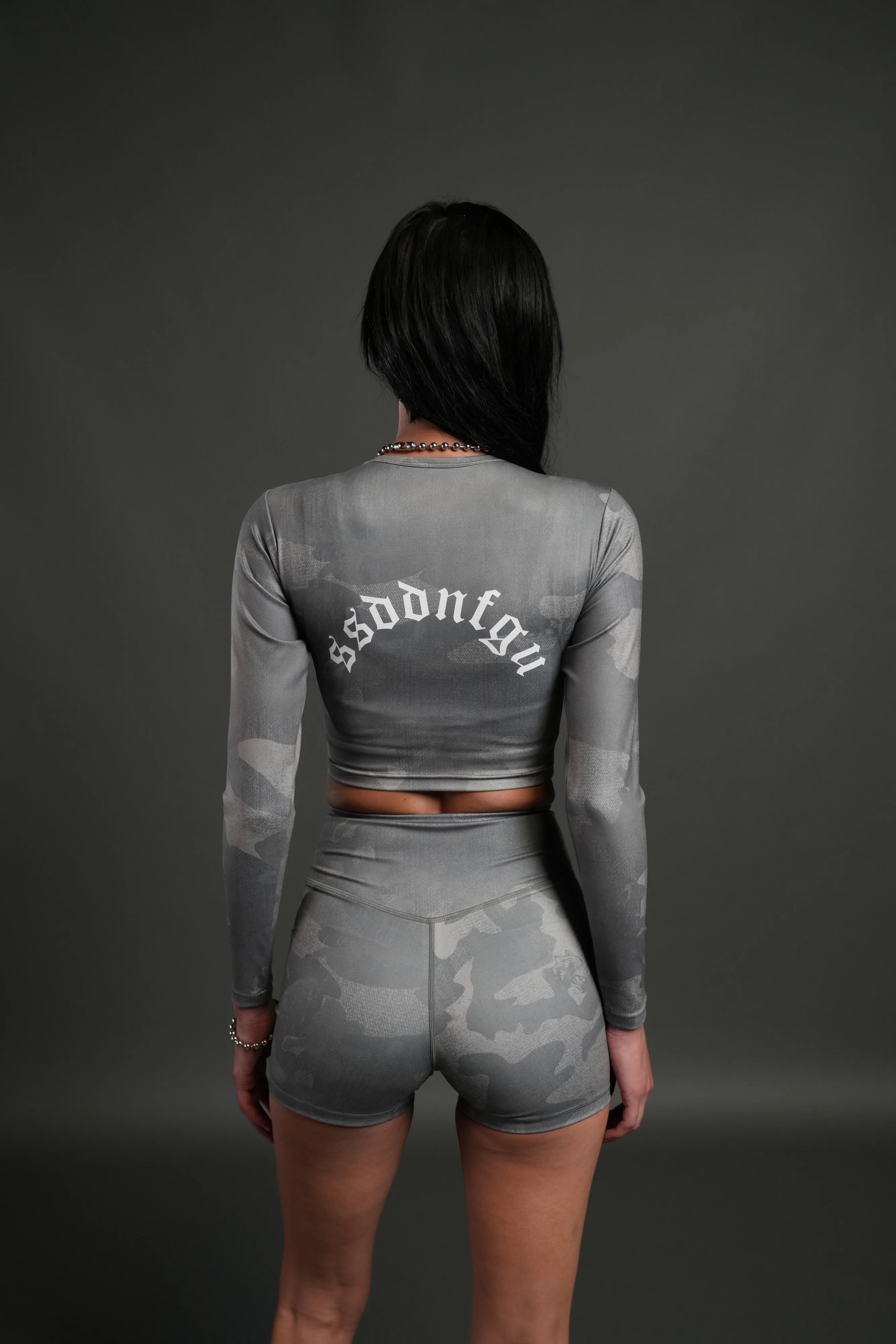 Dual "Pearl" Shorts in Lush Vintage Woodland Camo - Image 3