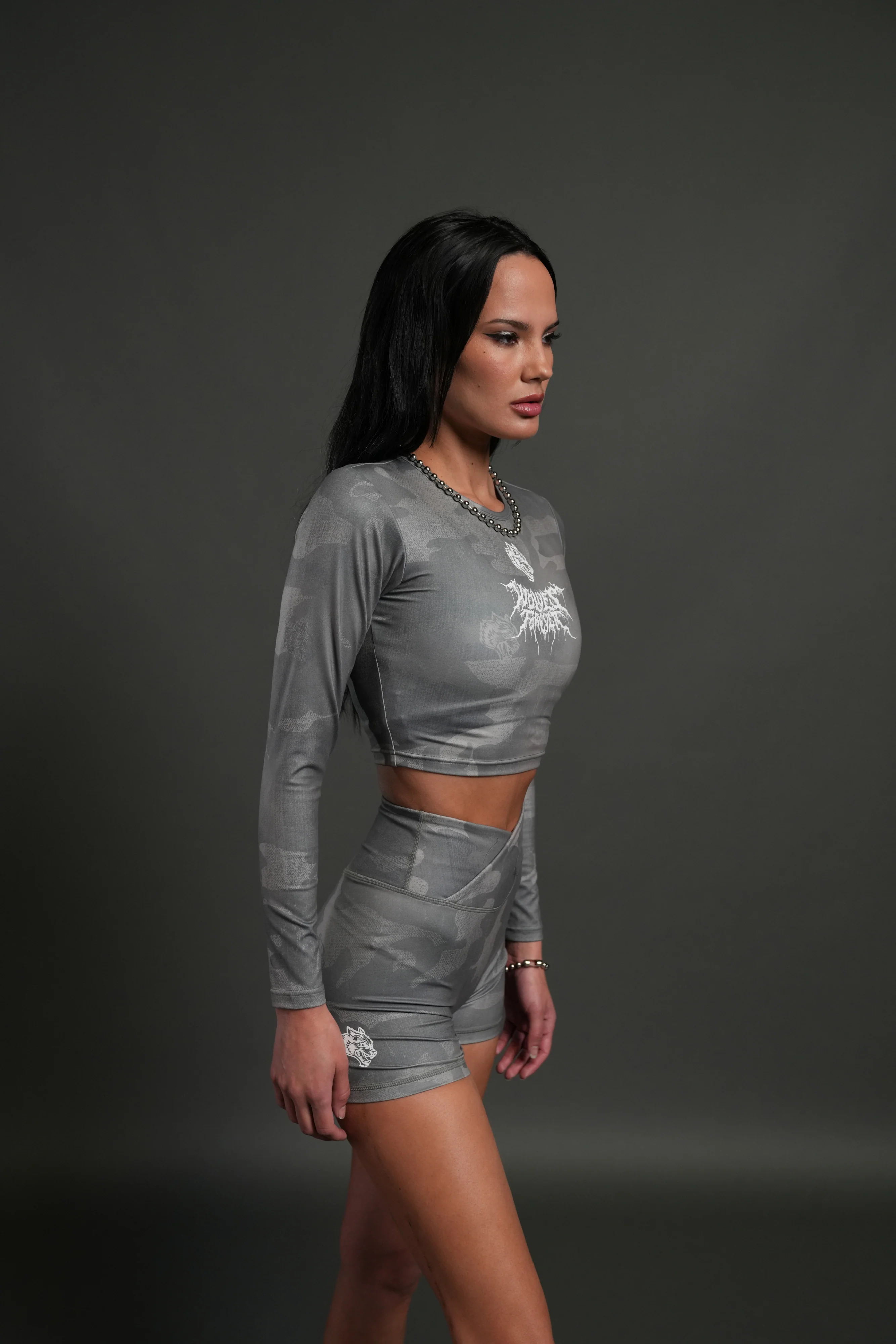 Dual "Pearl" Shorts in Lush Vintage Woodland Camo - Image 4