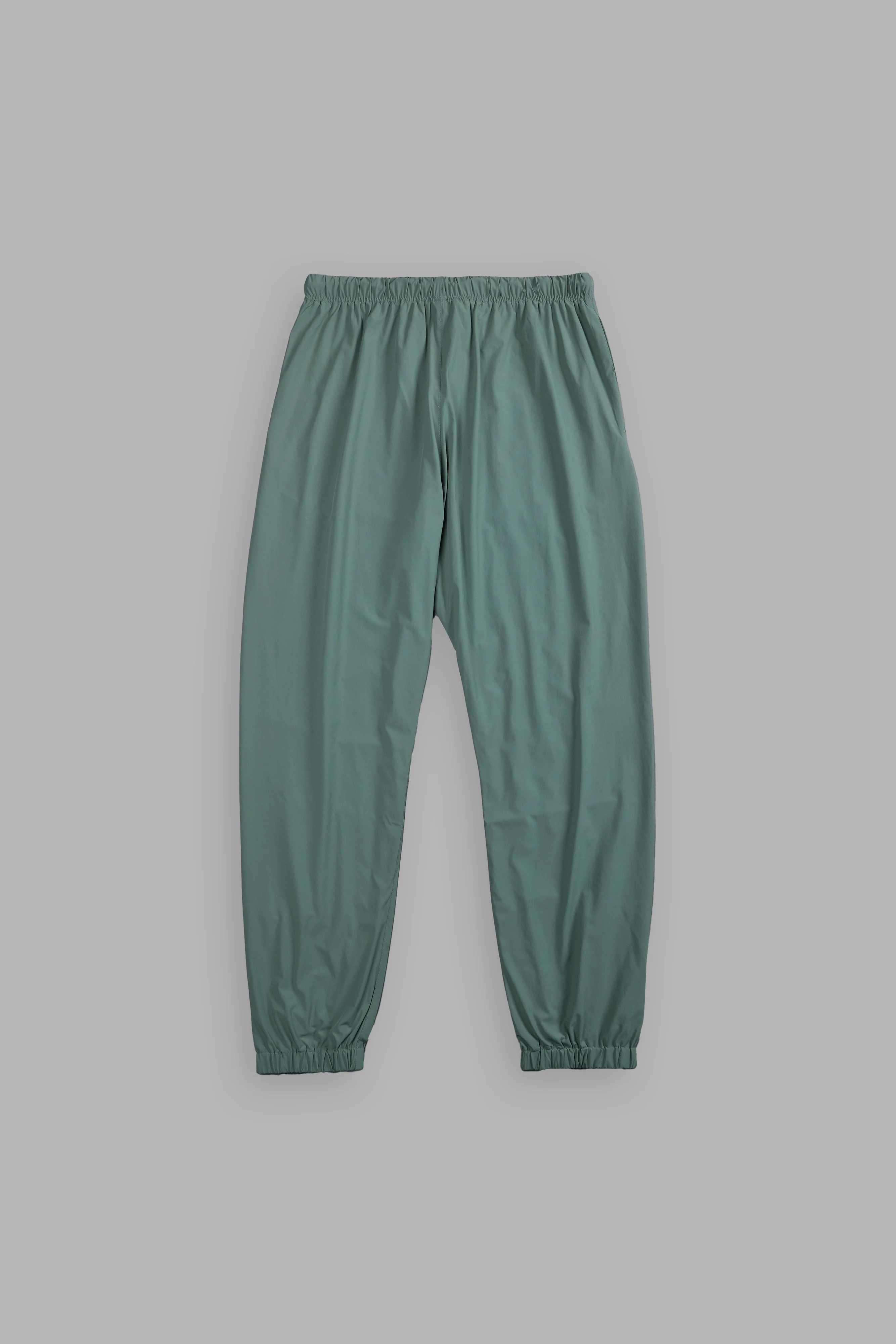 Dual Wolf Head Hybrid Nylon Track Pants in Hunter Green - Image 2
