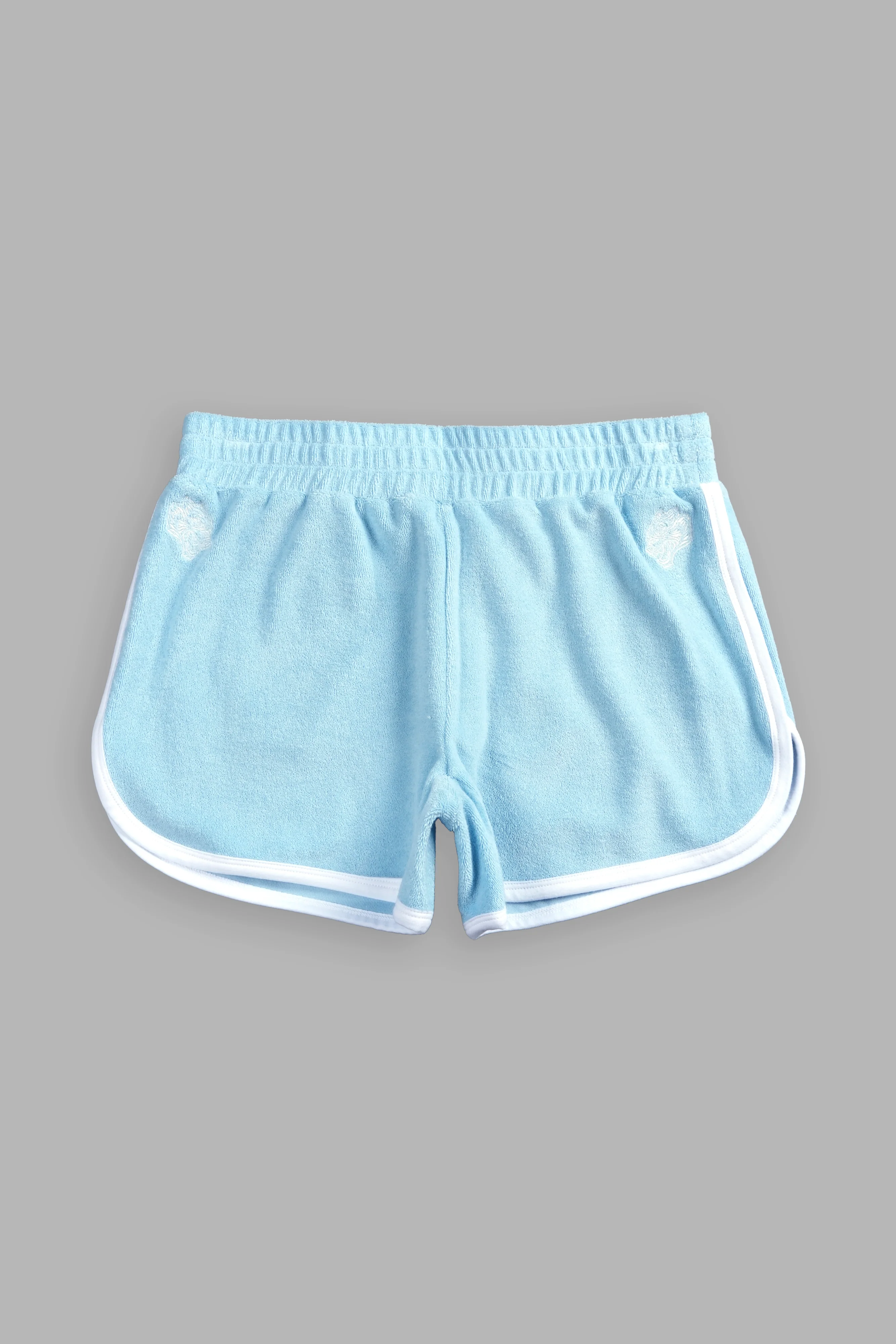 Dual Wolf Tia Track Shorts in Baby Blue - Image 14