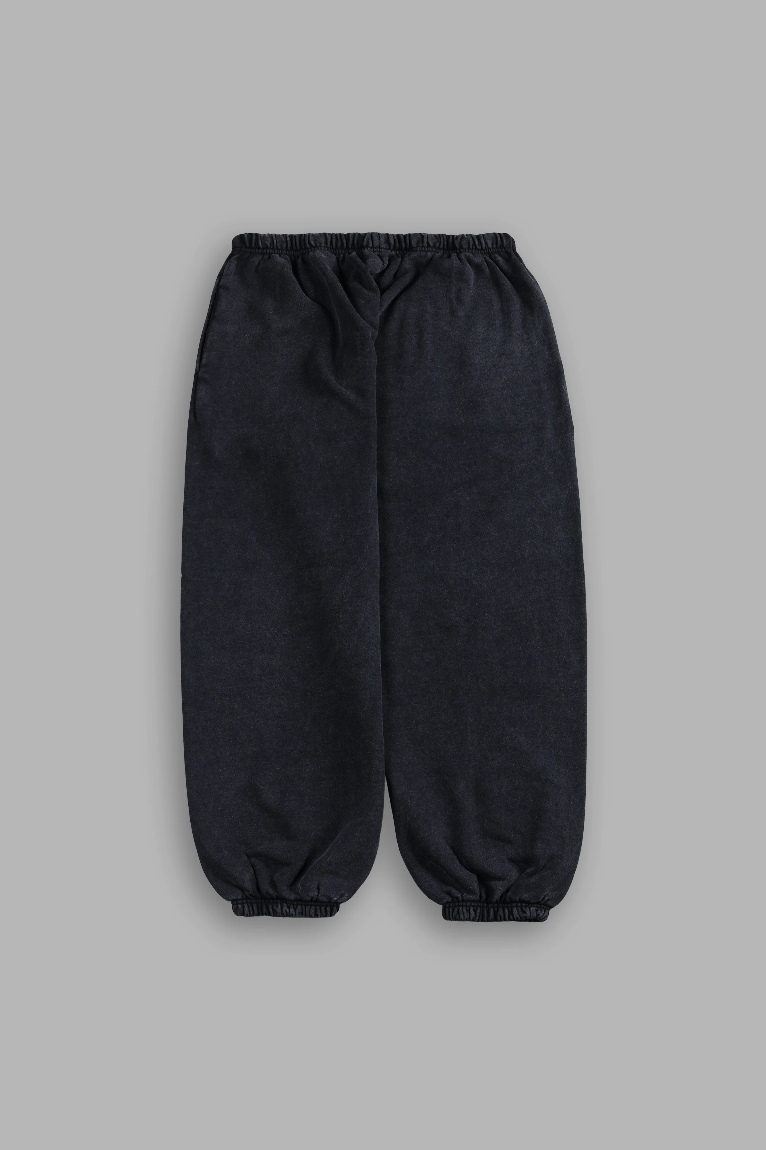 Dual Wolf Unisex Lounger Sweat Pants in Black - Image 3