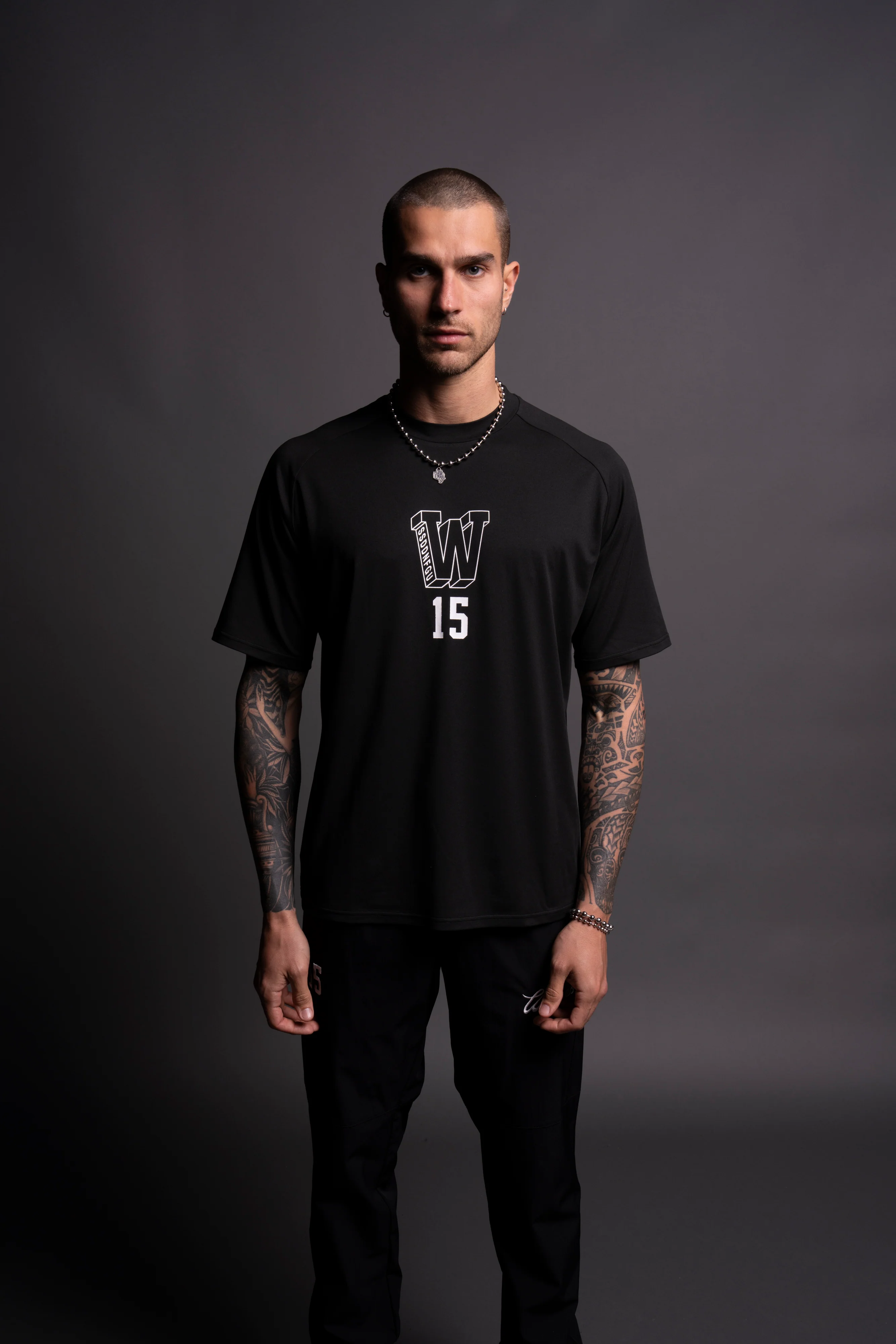 EST "Dry Wolf" S/S Raglan Tee in Black - Image 4