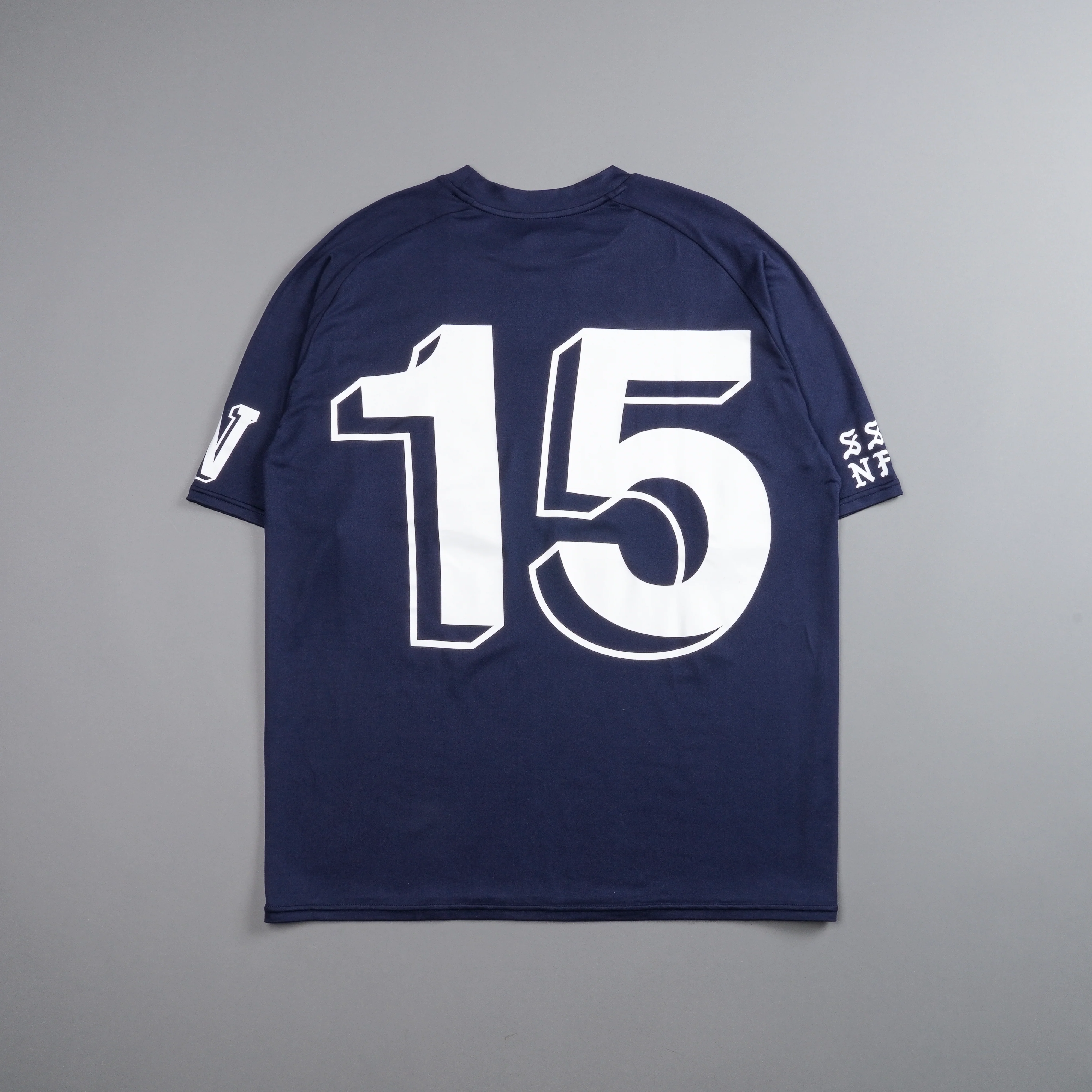 Established "Dry Wolf" Raglan Tee in Navy - Image 3