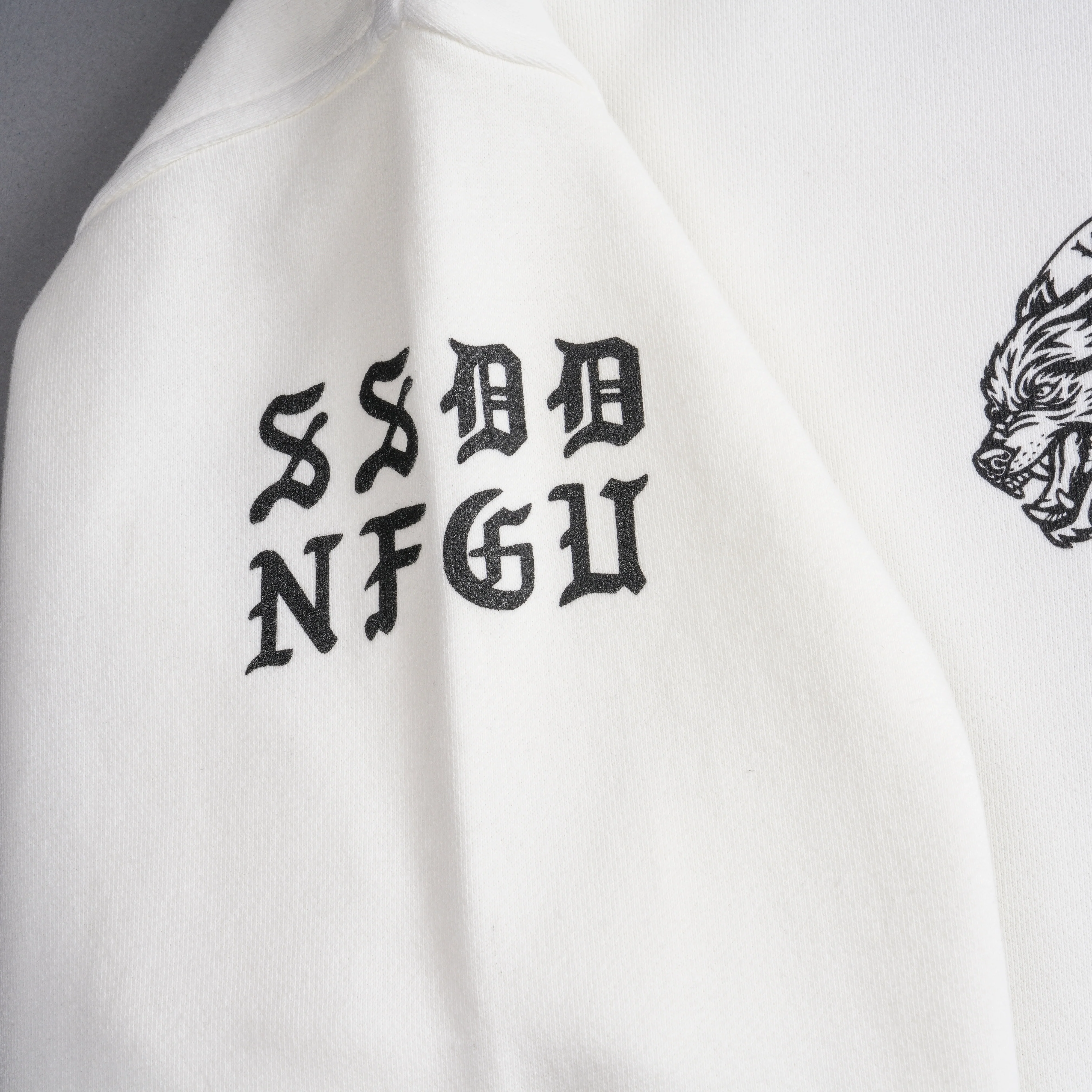 Established S. Hall Unisex Crewneck in Cream - Image 9