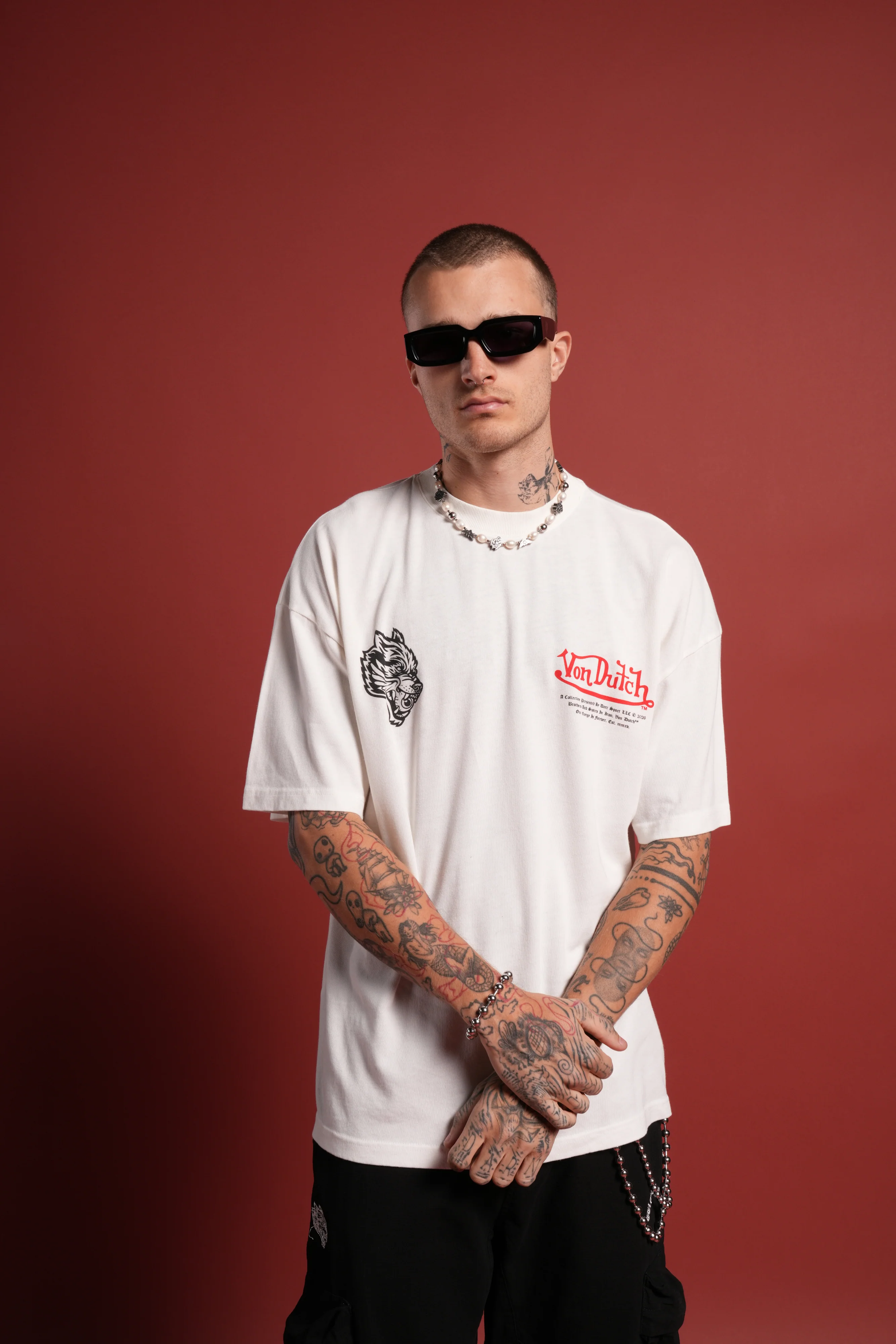 Eye of the Beholder Premium Oversized Tee in Cream - Image 2