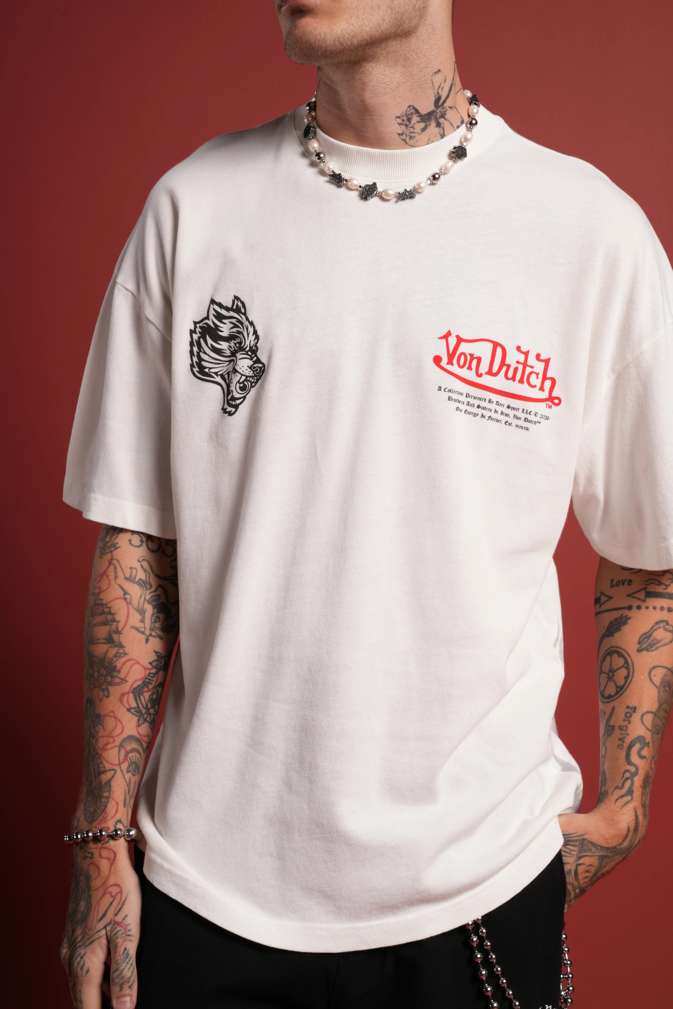 Eye of the Beholder Premium Oversized Tee in Cream - Image 5