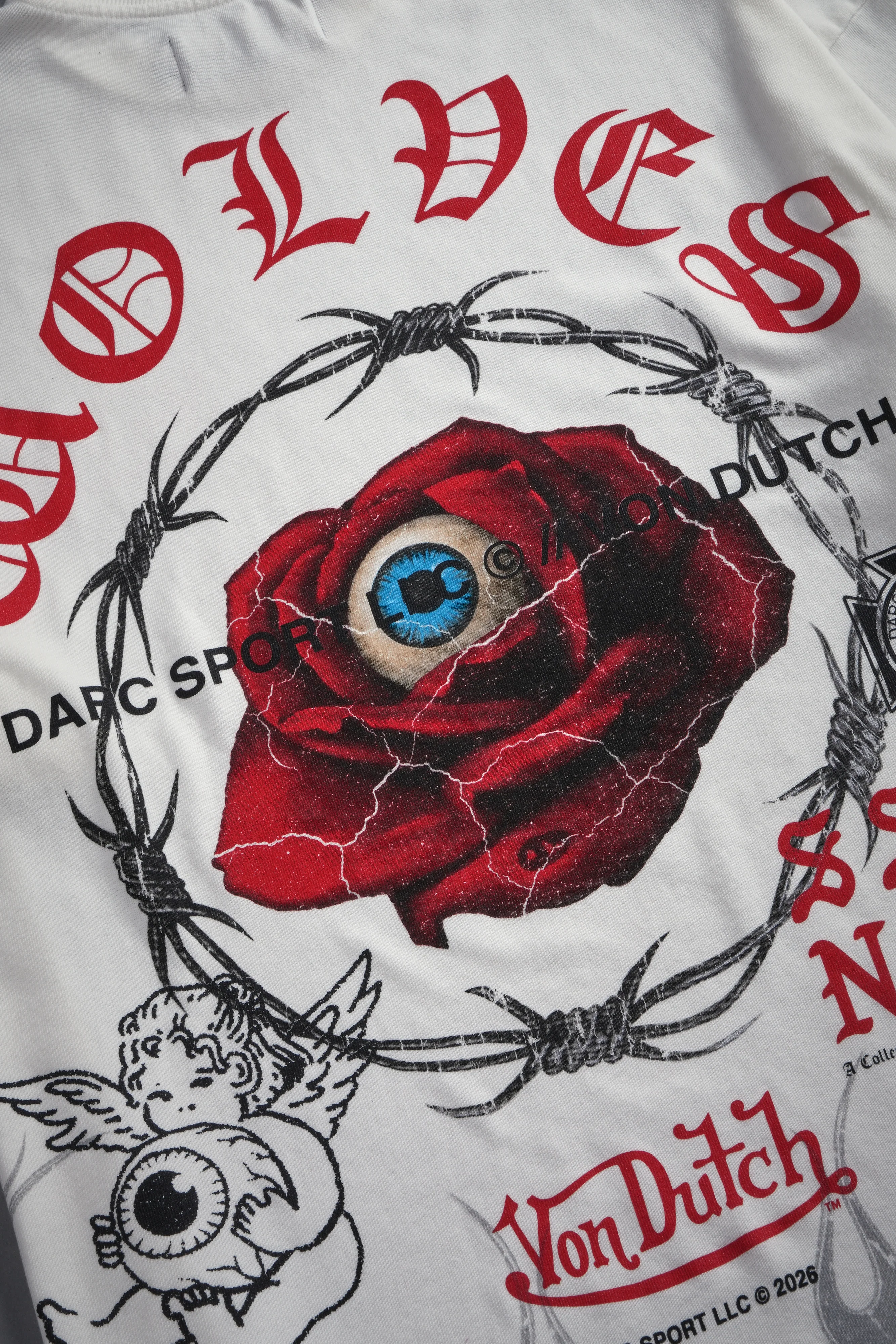 Eye of the Beholder Premium Oversized Tee in Cream - Image 8