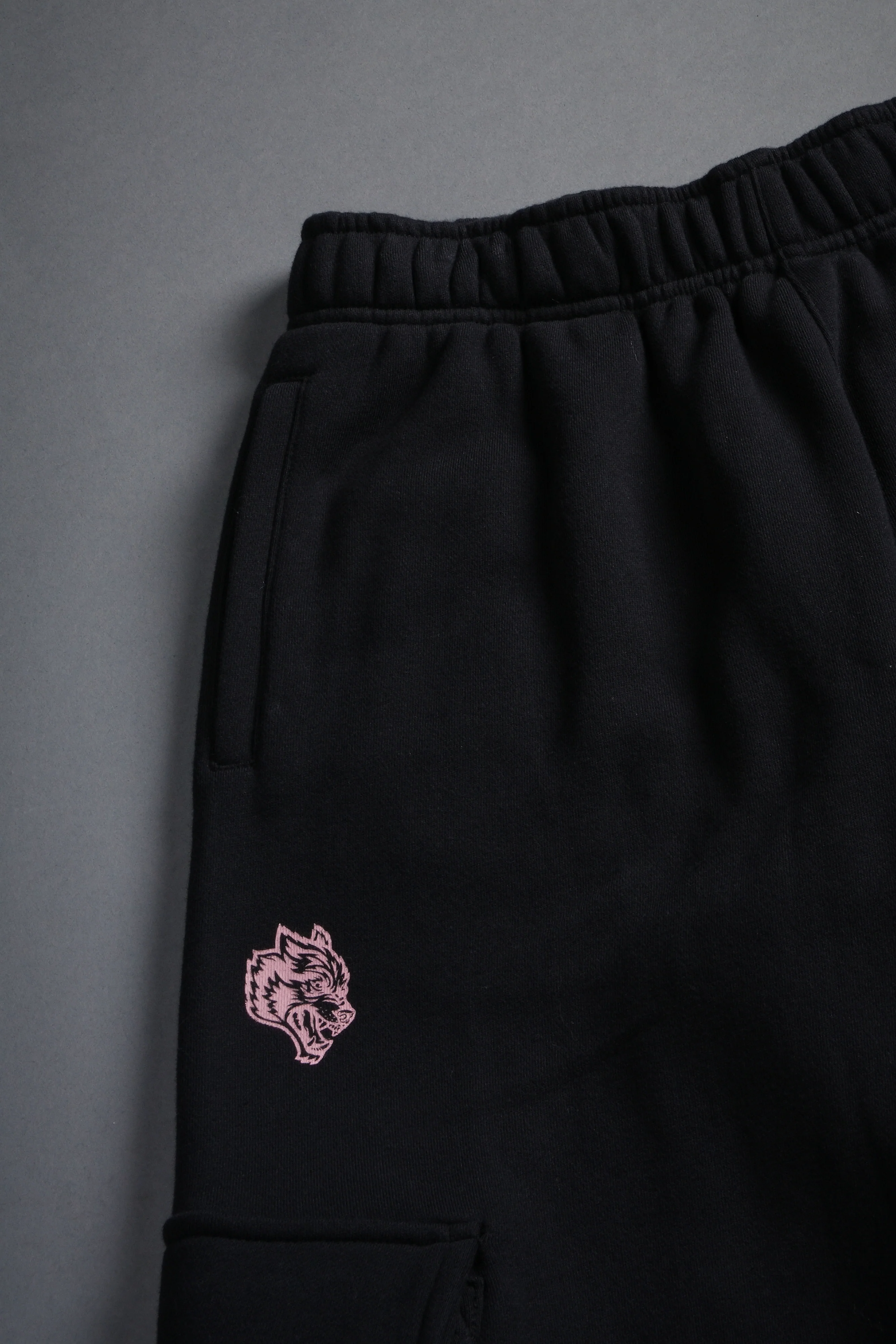 Faded Paisley Durst Cargo Sweats in Black - Image 6