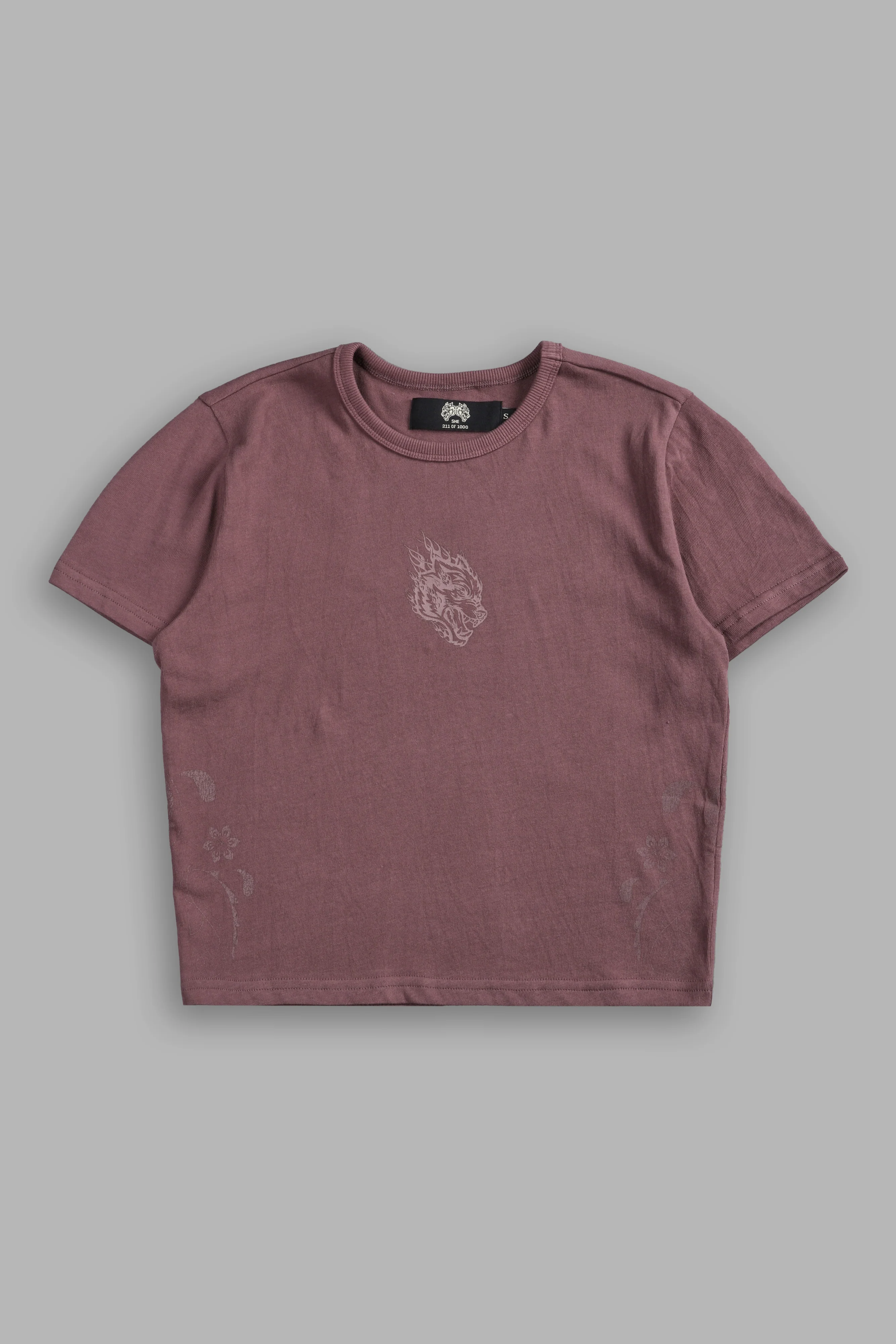 Faded Paisley "Timeless" Tee in Mauve - Image 5
