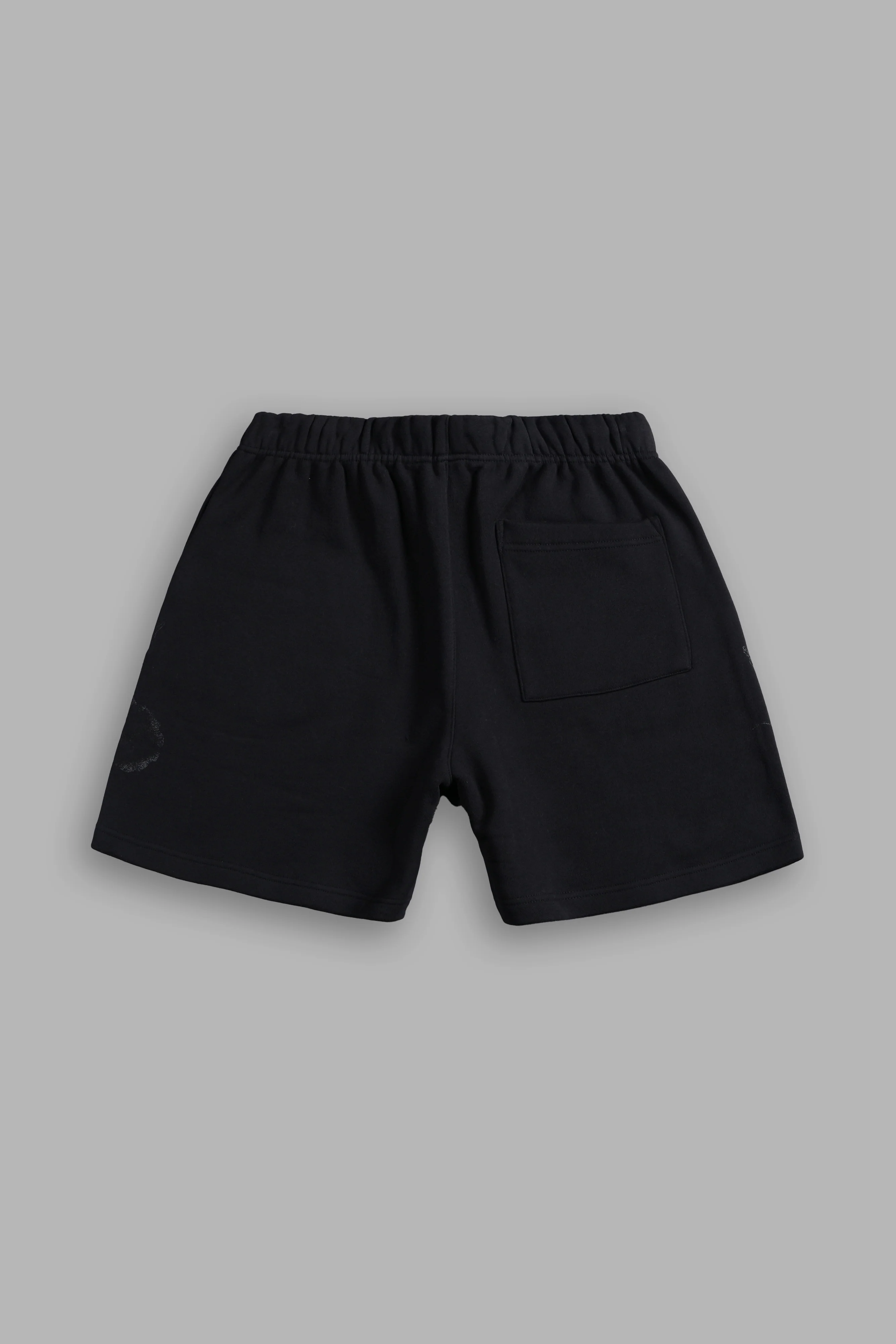 Fallen Cherub Oversized Post Lounge Sweat Shorts in Black - Image 2