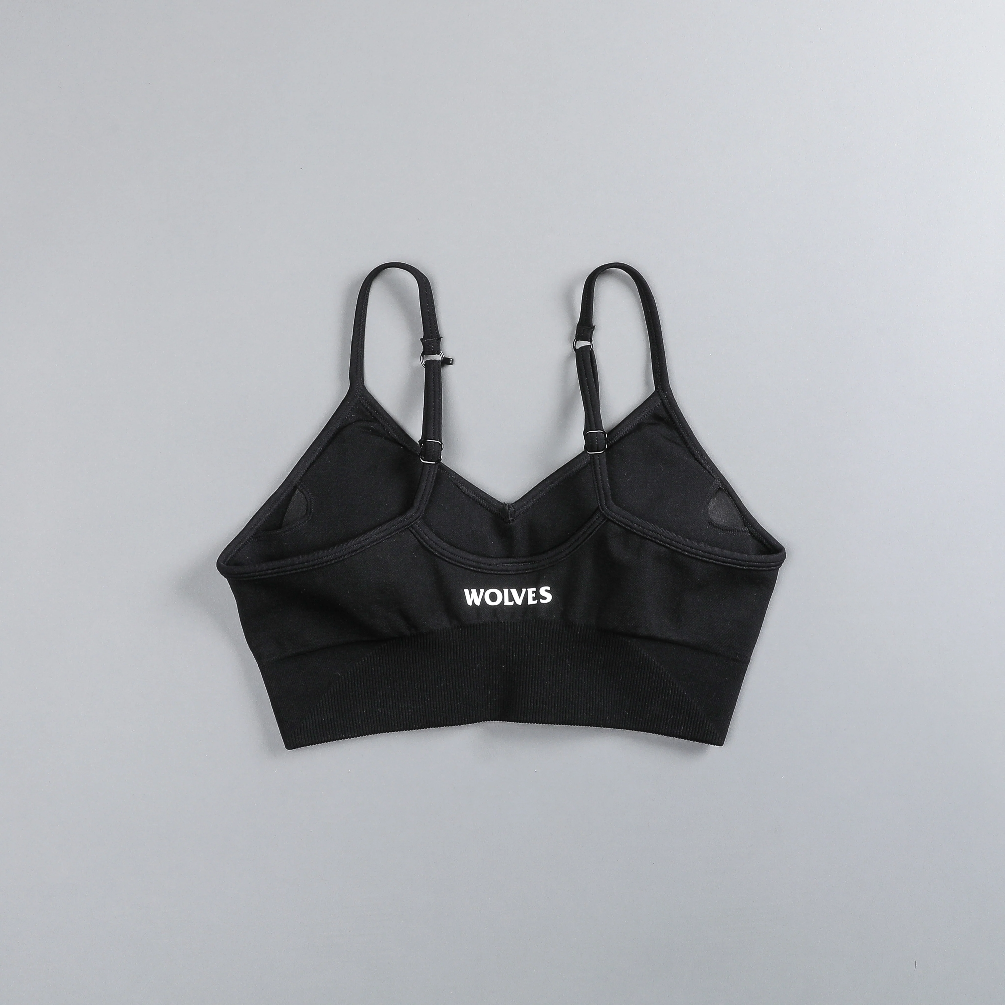 Faster "Everson Seamless" Sports Bra in Black - Image 4