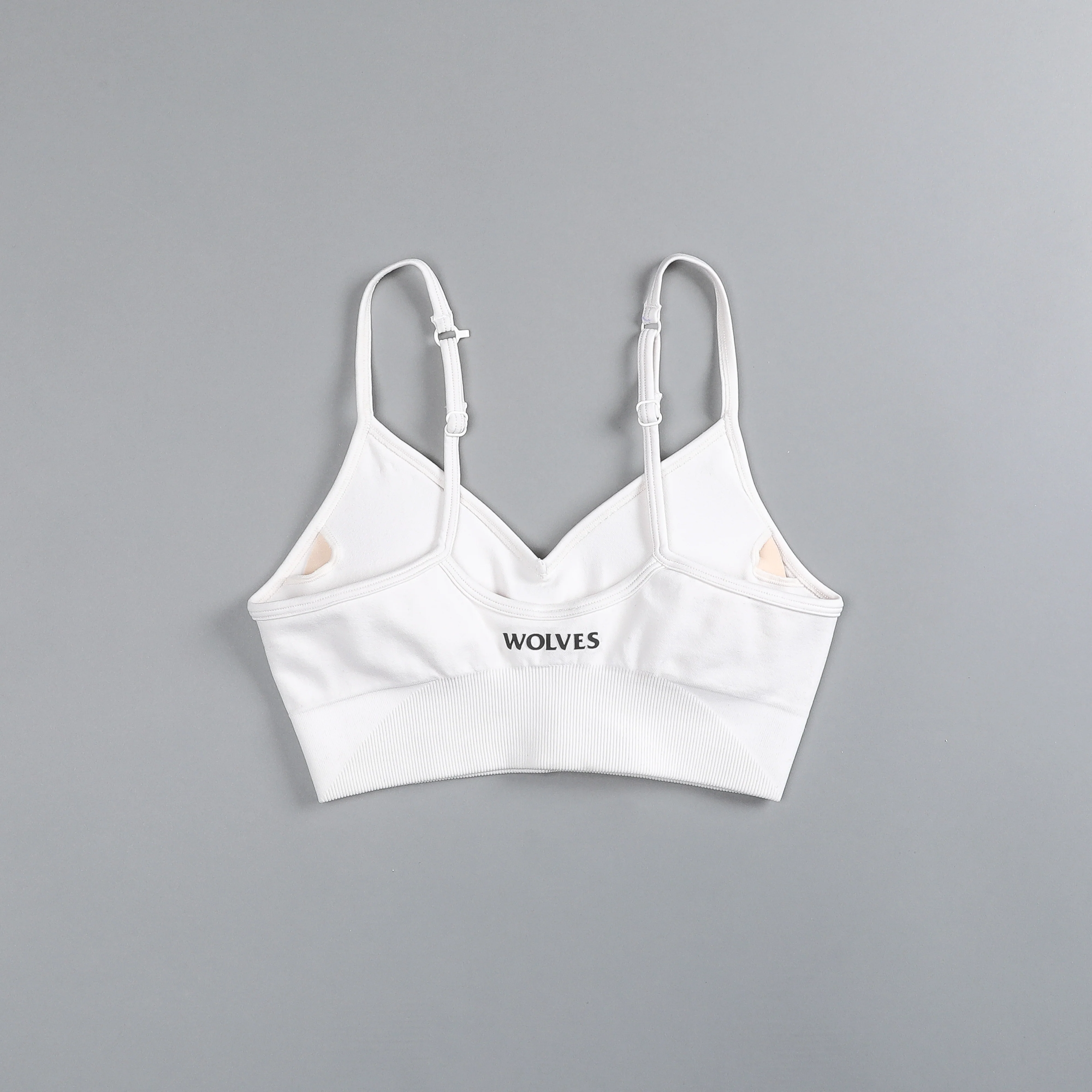 Faster "Everson Seamless" Sports Bra in Stone - Image 4