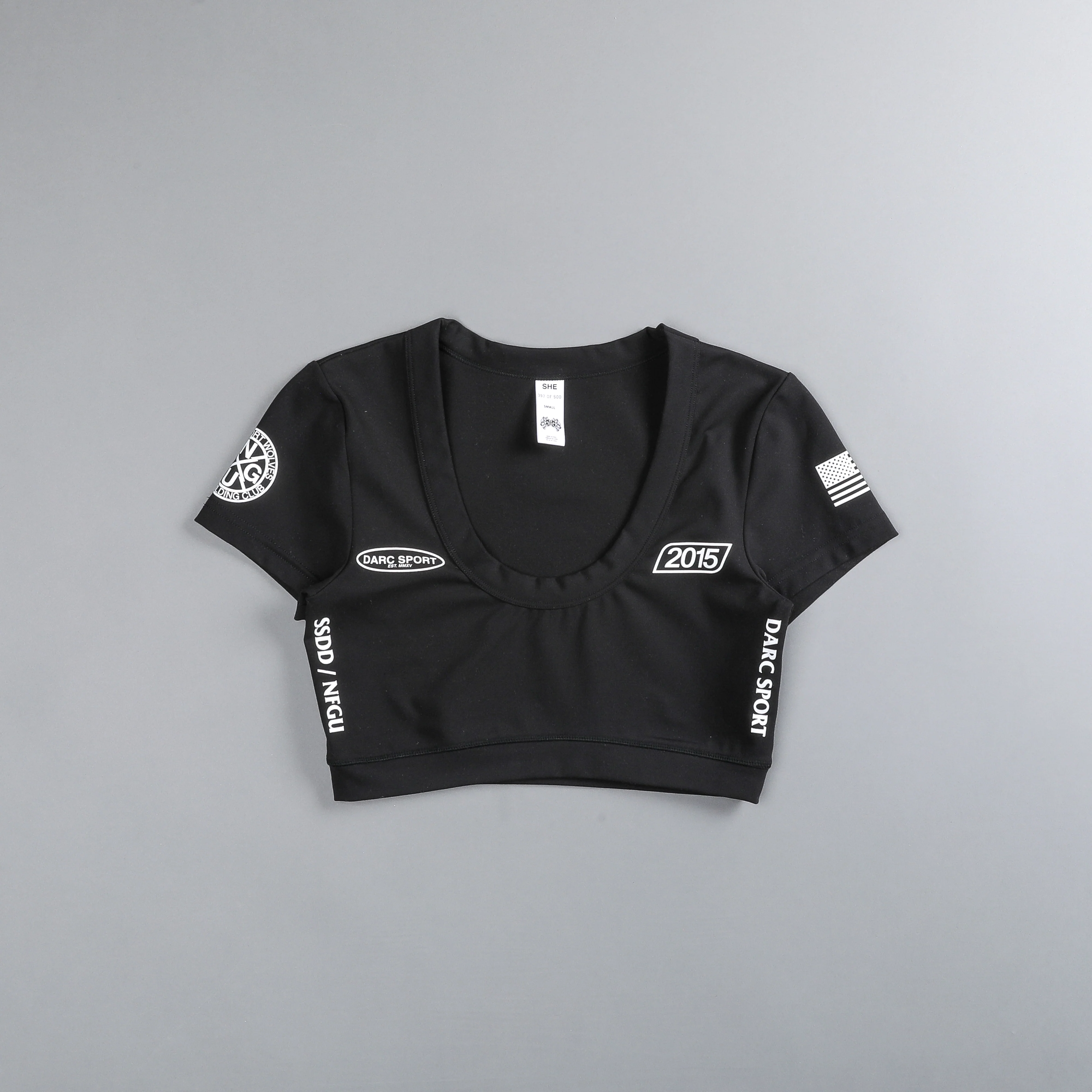 Faster S/S Grace "Energy" Top in Black - Image 3