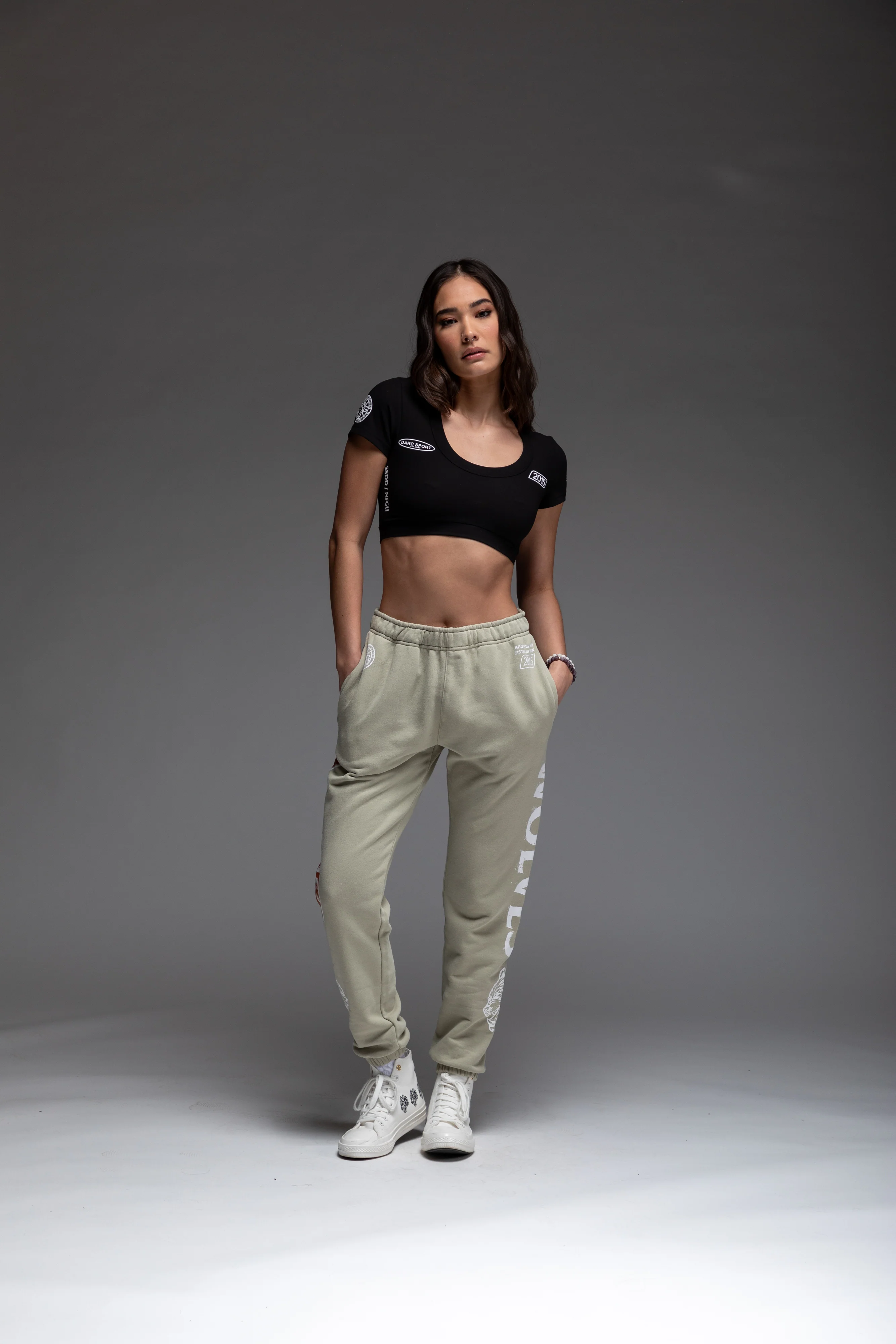 Faster S/S Grace "Energy" Top in Black - Image 5