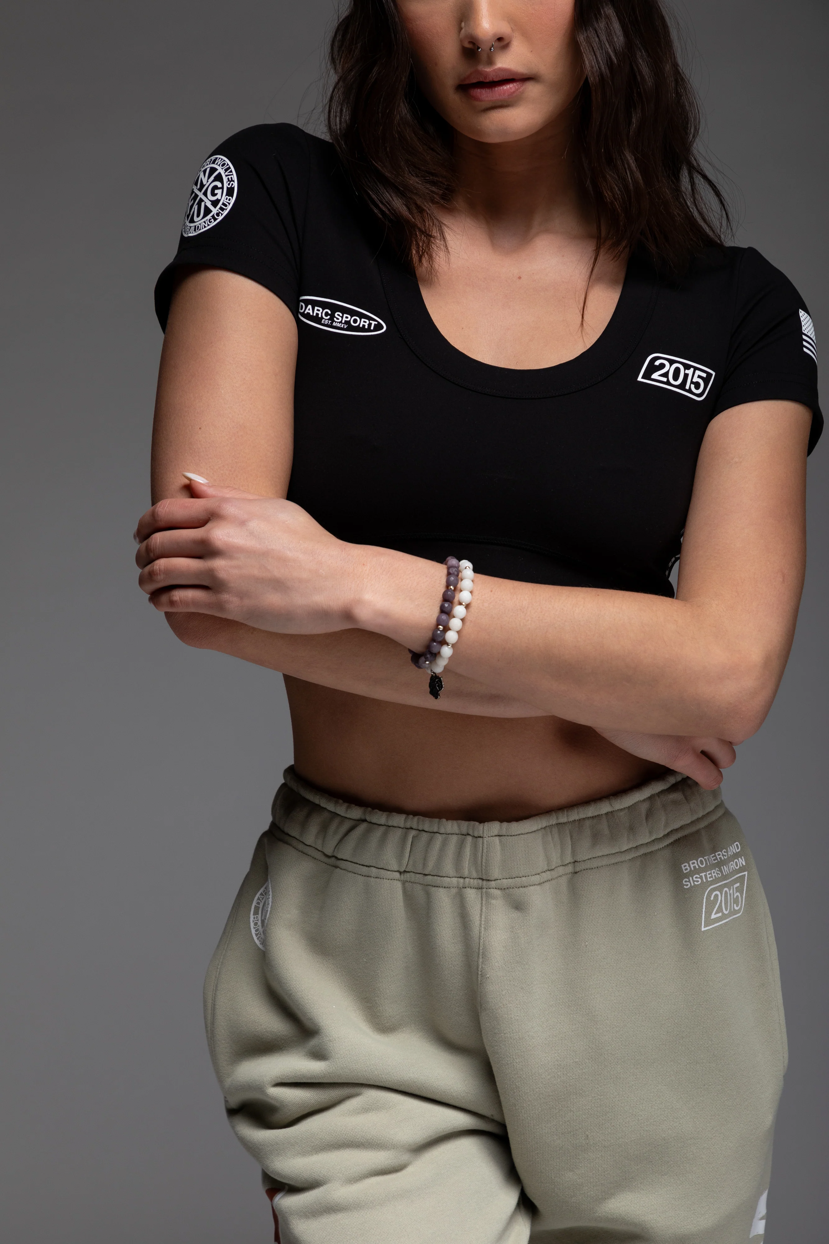 Faster S/S Grace "Energy" Top in Black - Image 7