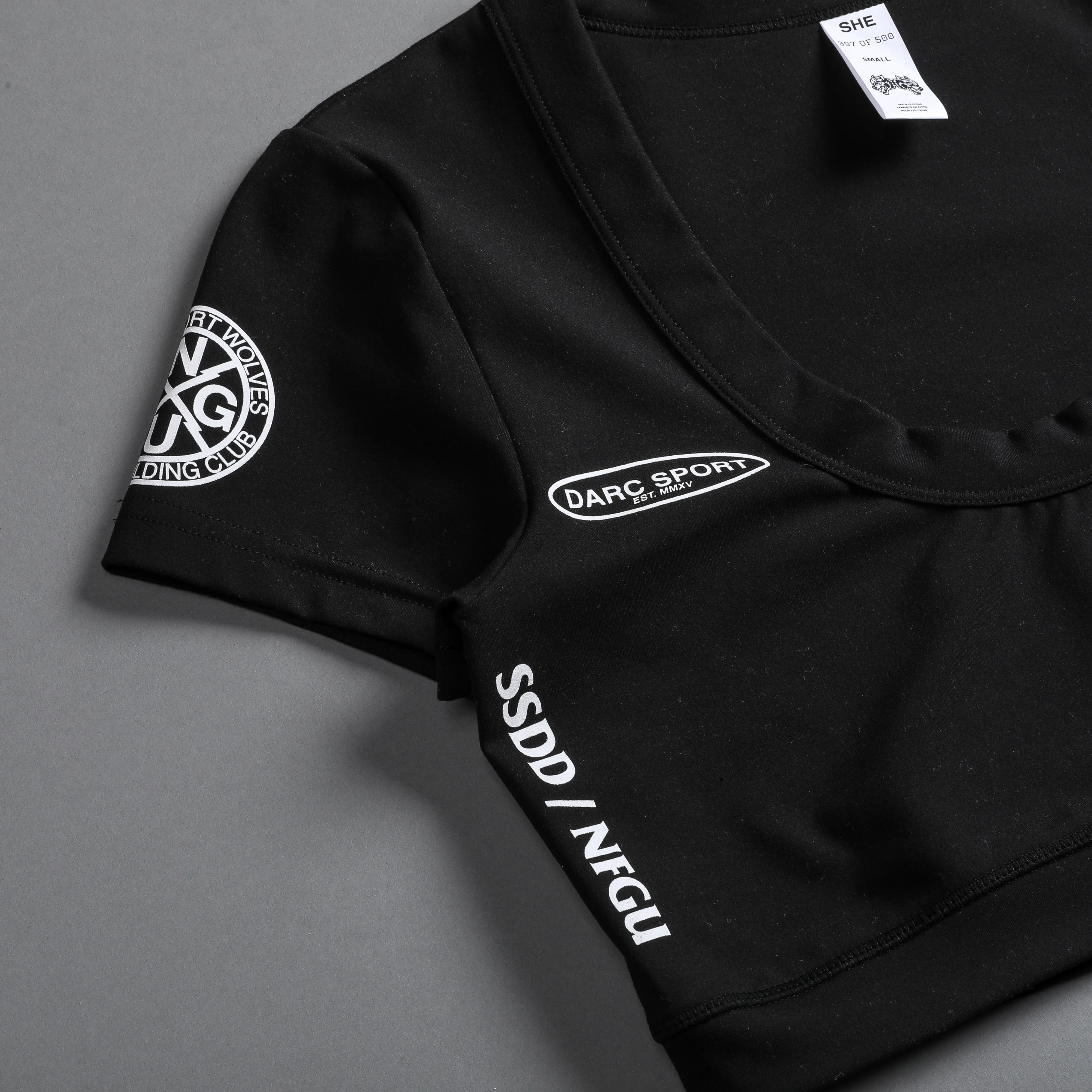 Faster S/S Grace "Energy" Top in Black - Image 9