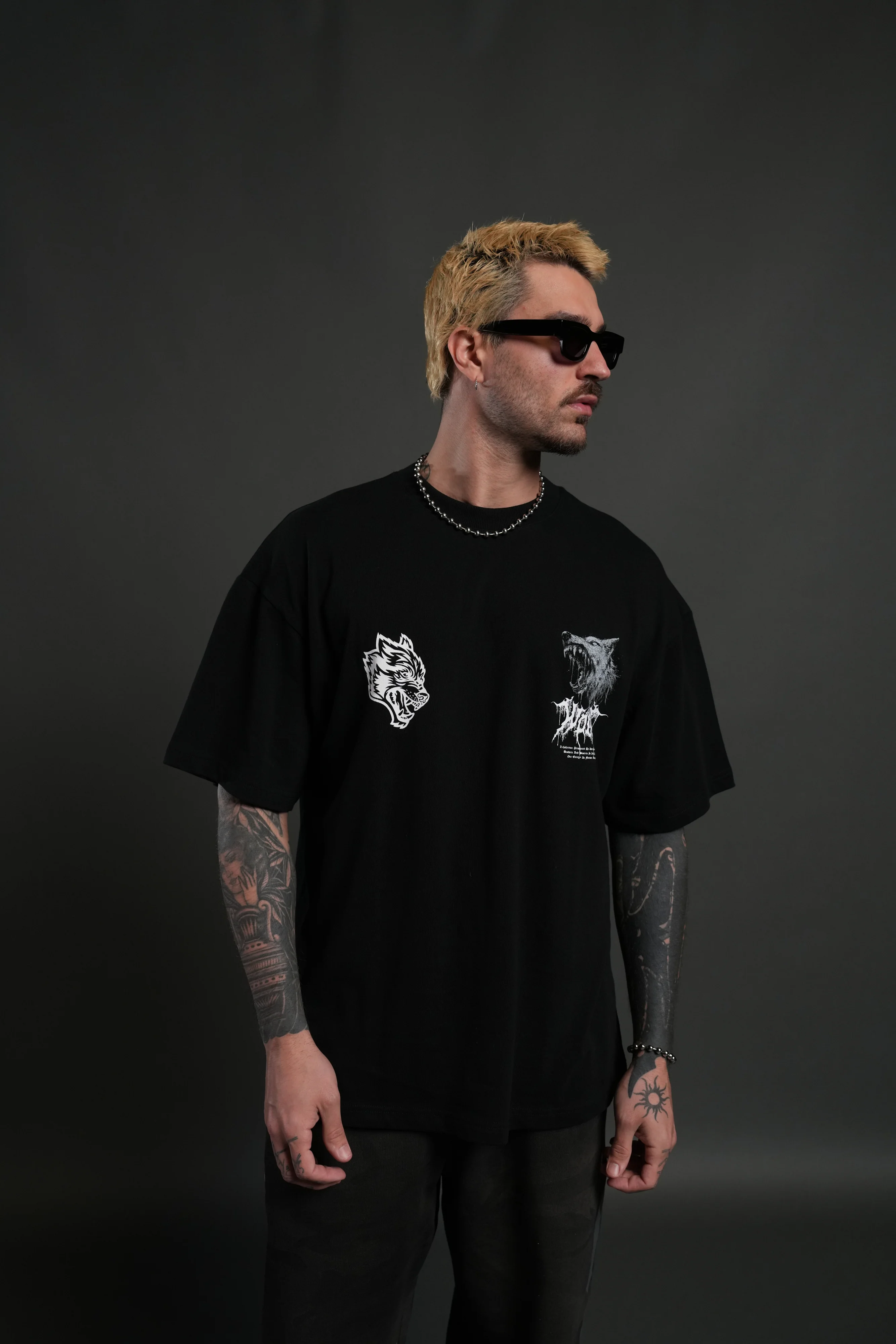 Fenrir Storm "Premium" Oversized Tee in Black - Image 2