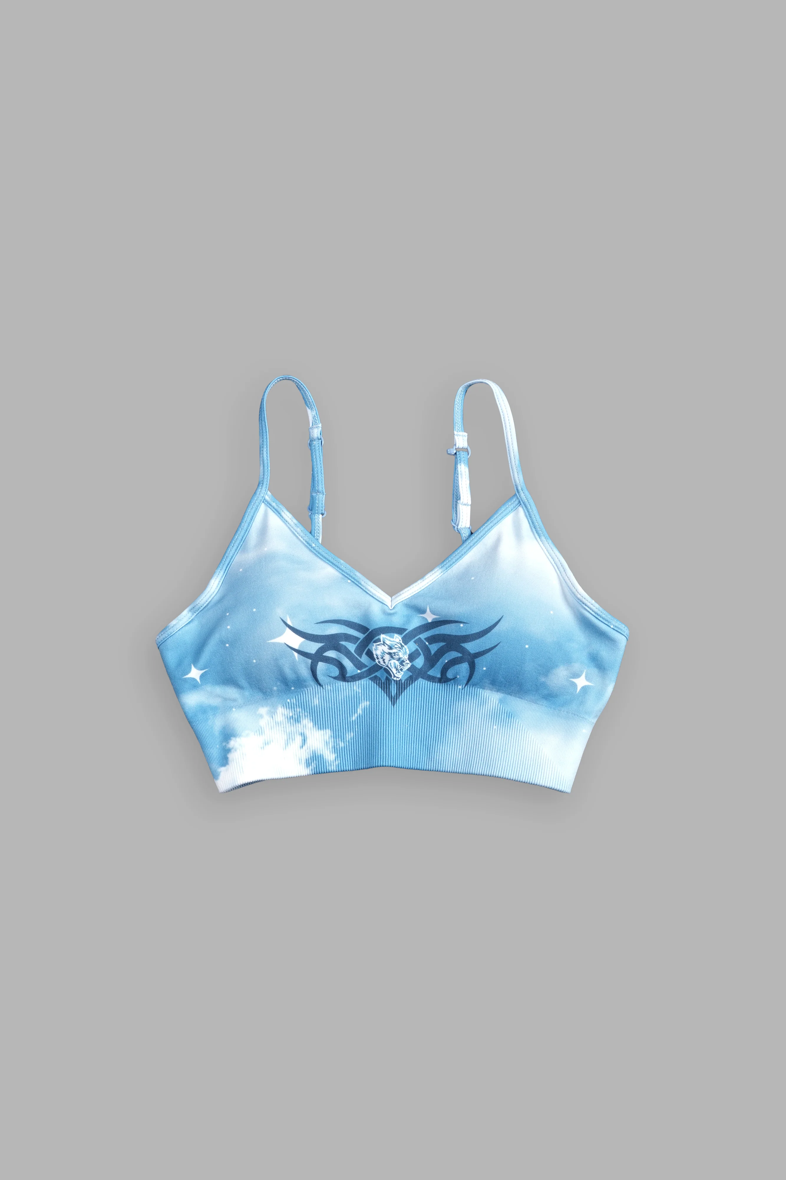 Finite Code "Everson Seamless" Sports Bra in Greek Stone Starry Sky - Image 3