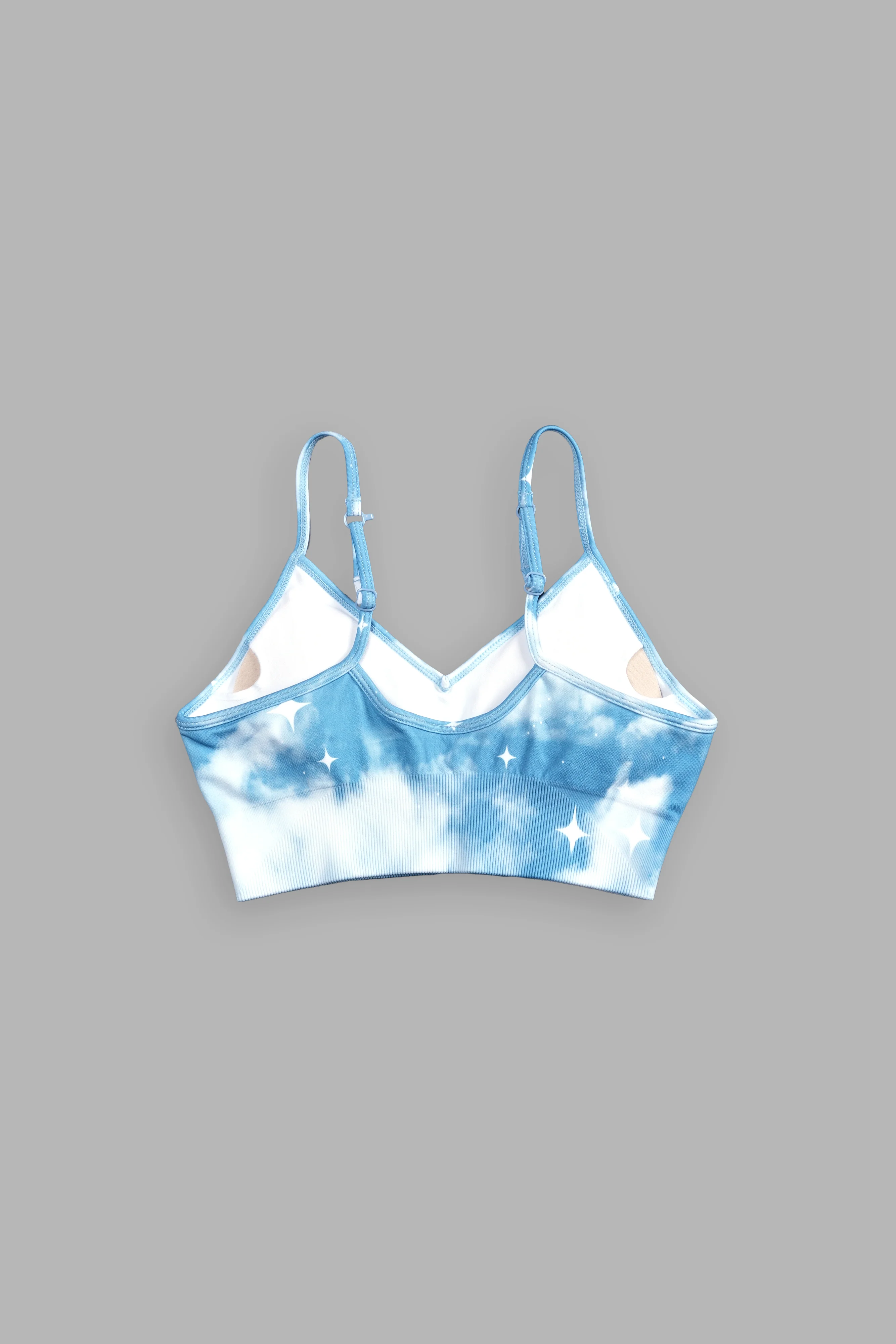 Finite Code "Everson Seamless" Sports Bra in Greek Stone Starry Sky - Image 4