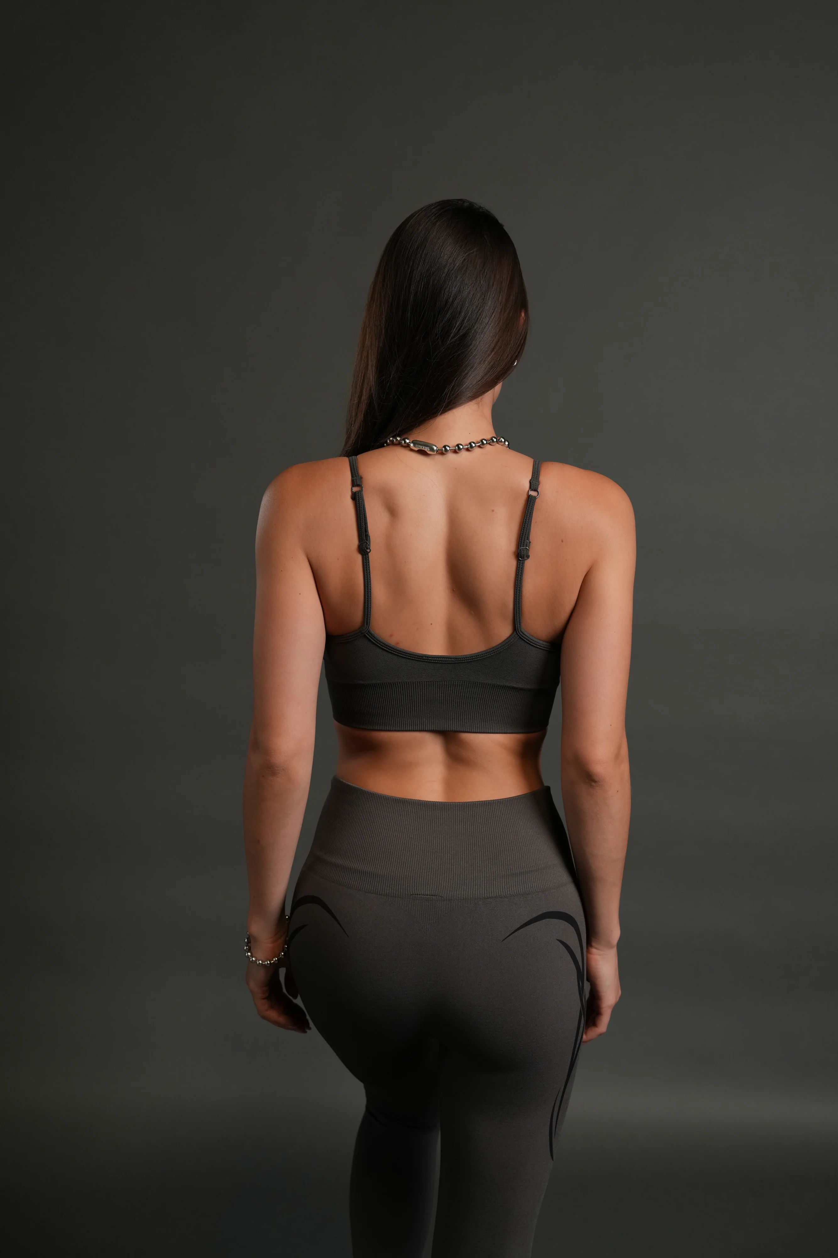 Finite Code Loyalty "Everson Seamless" Sports Bra in Wolf Gray - Image 2