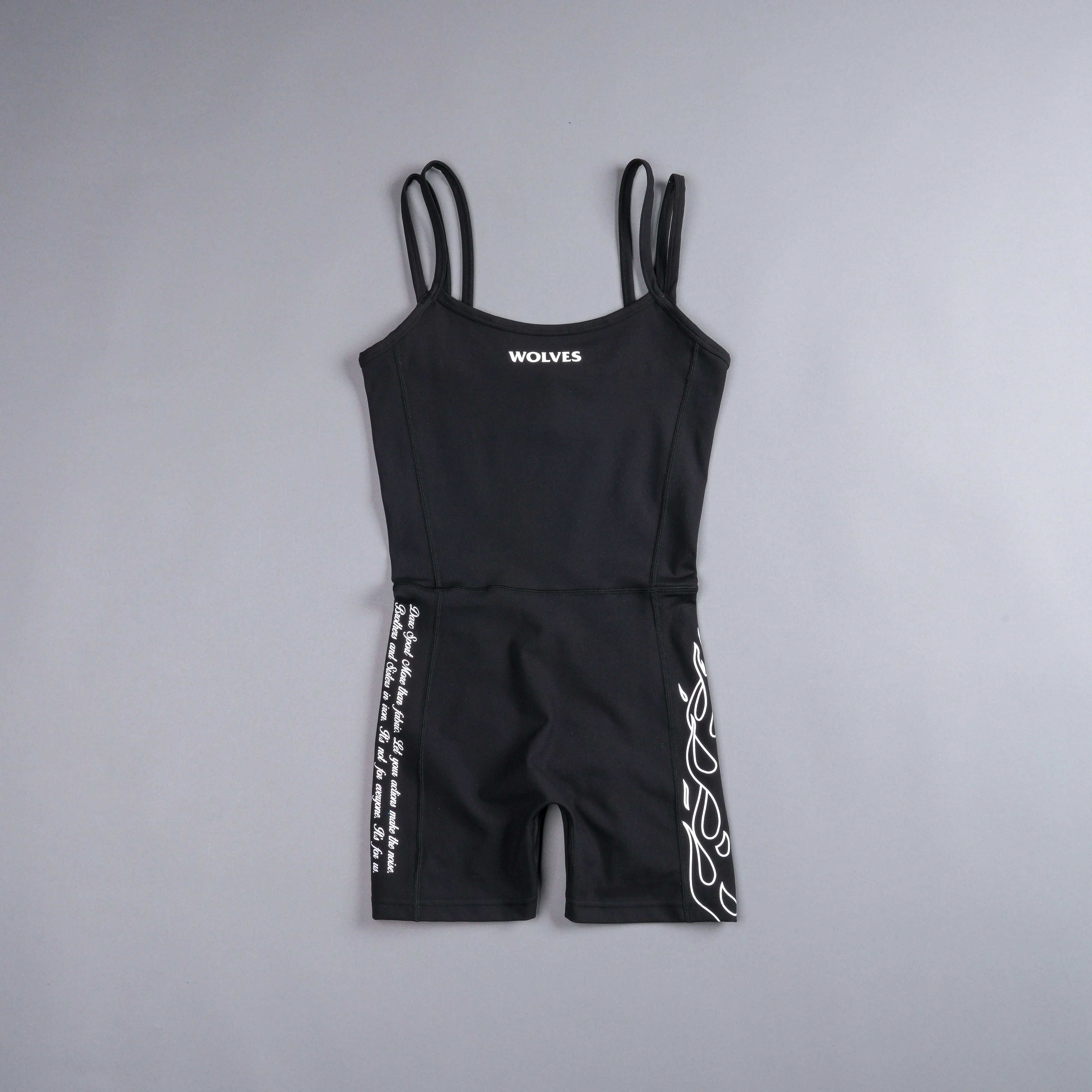 Flames Shay "Energy" Bodysuit in Black - Image 3