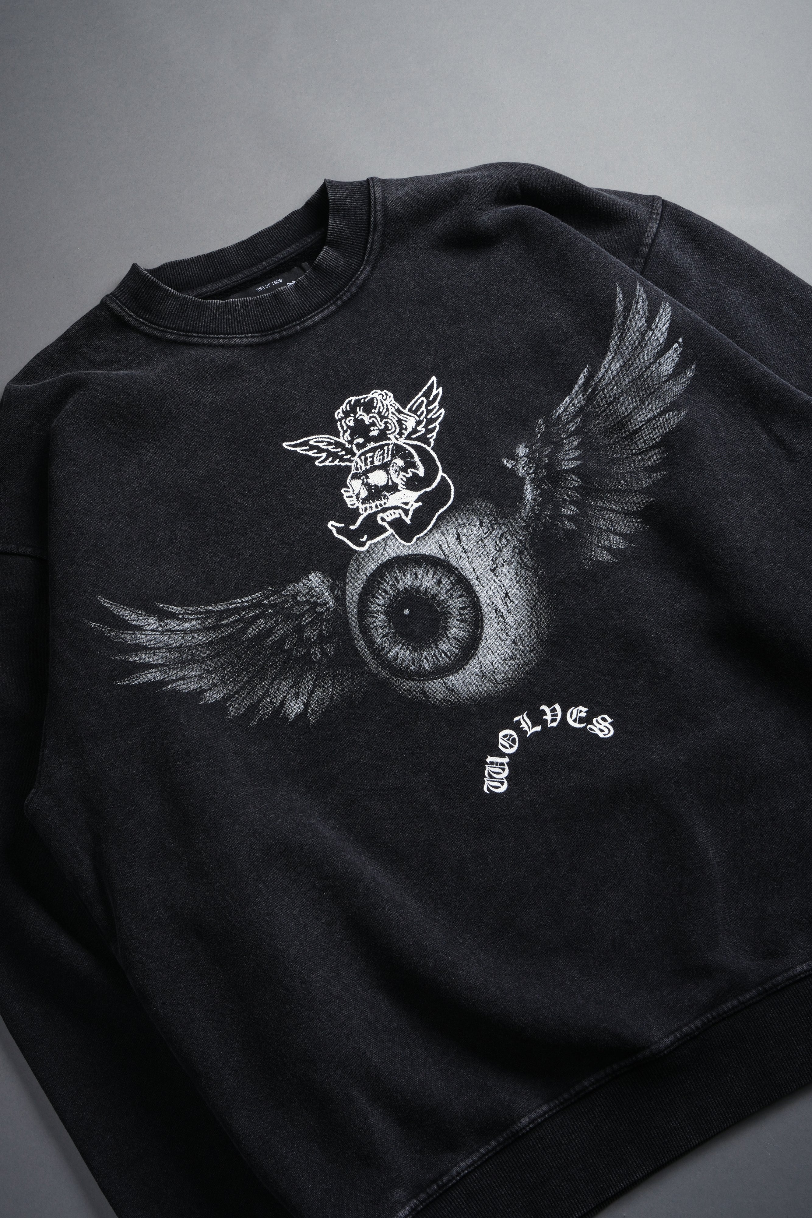 Flight Club London Crewneck in Black - Image 10