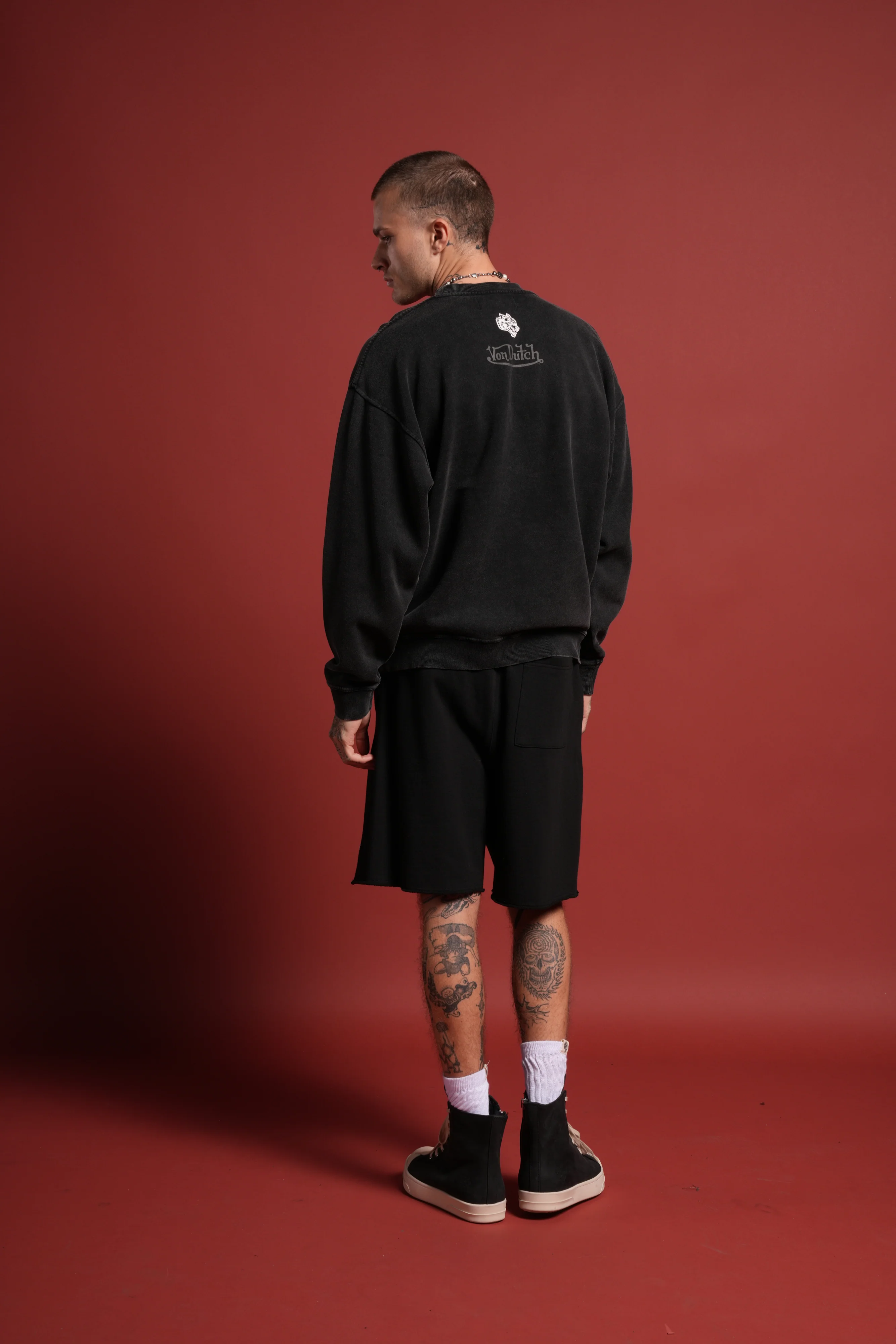 Flight Club London Crewneck in Black - Image 6