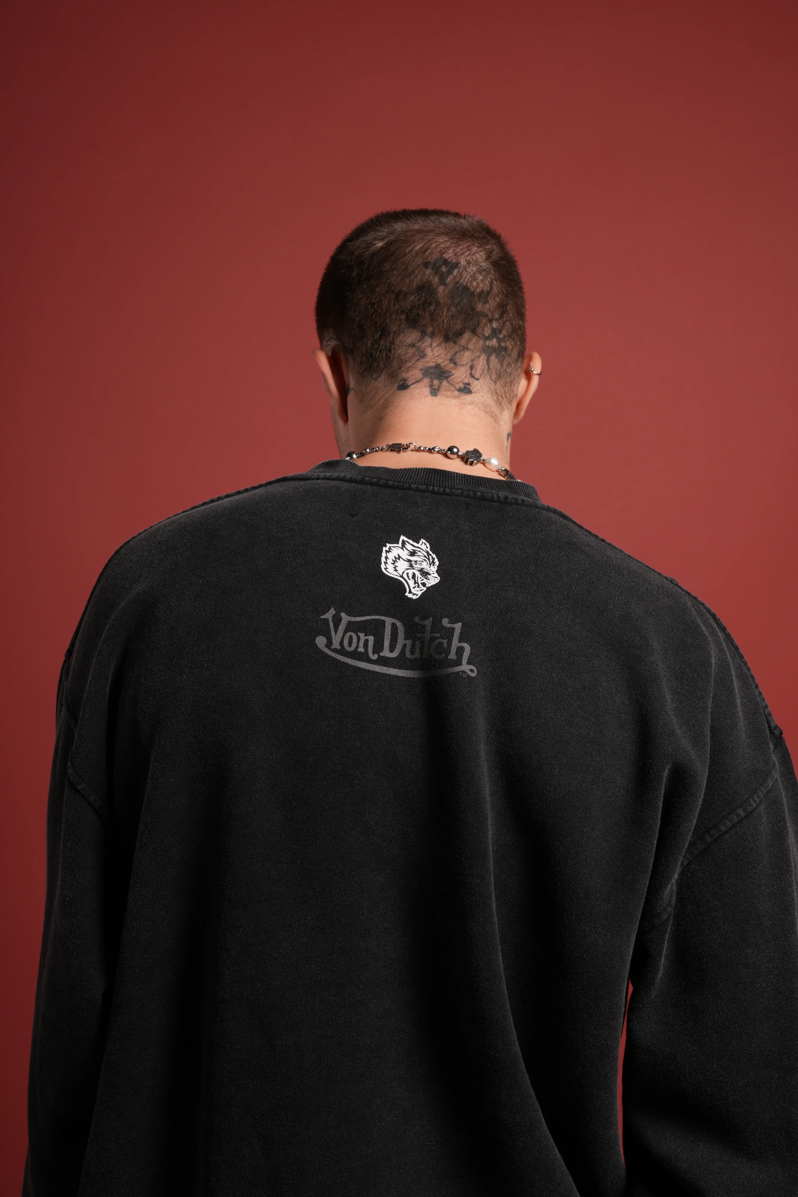Flight Club London Crewneck in Black - Image 8