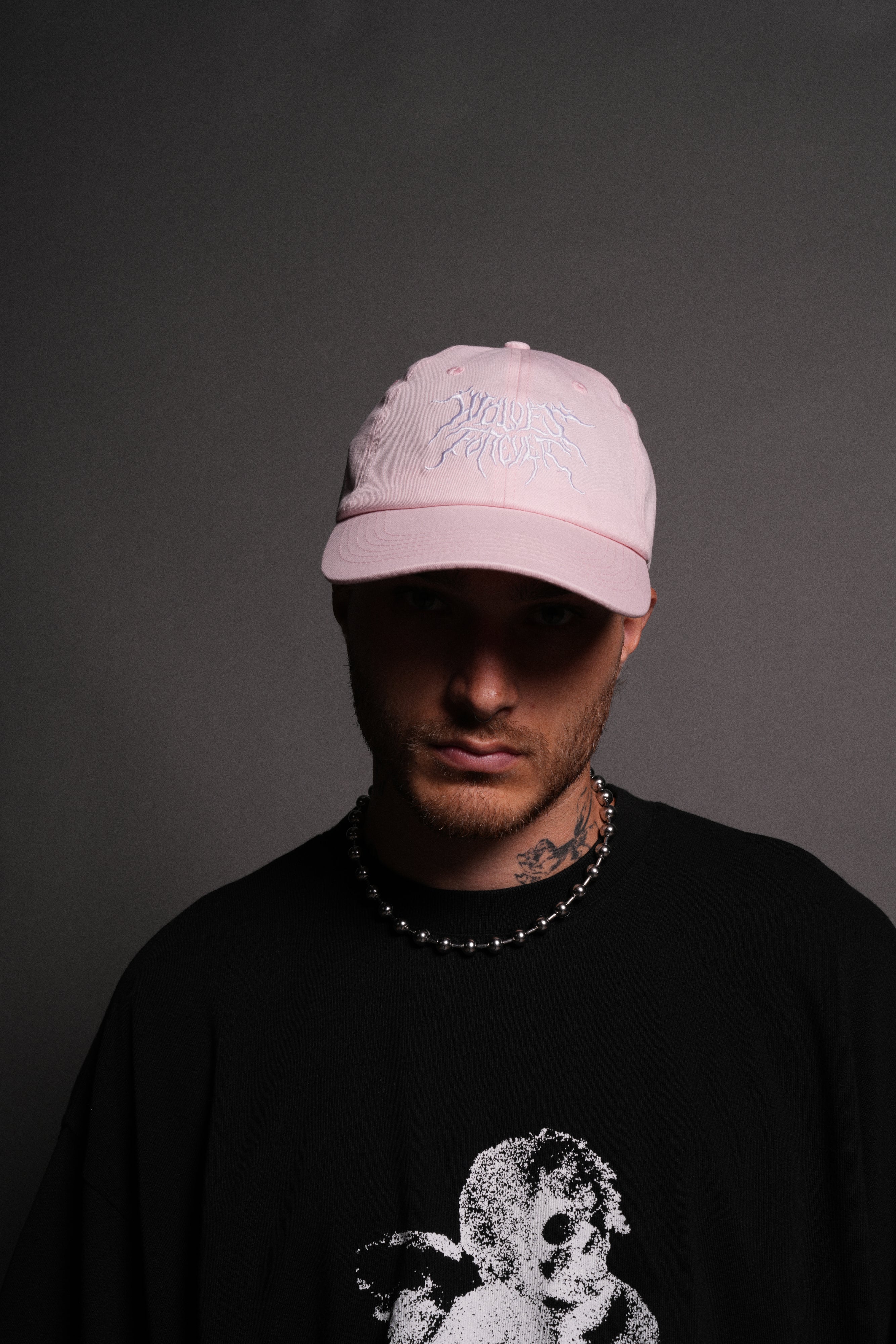 Forged From Iron Dad Hat V2 in Cloud Pink - Image 4