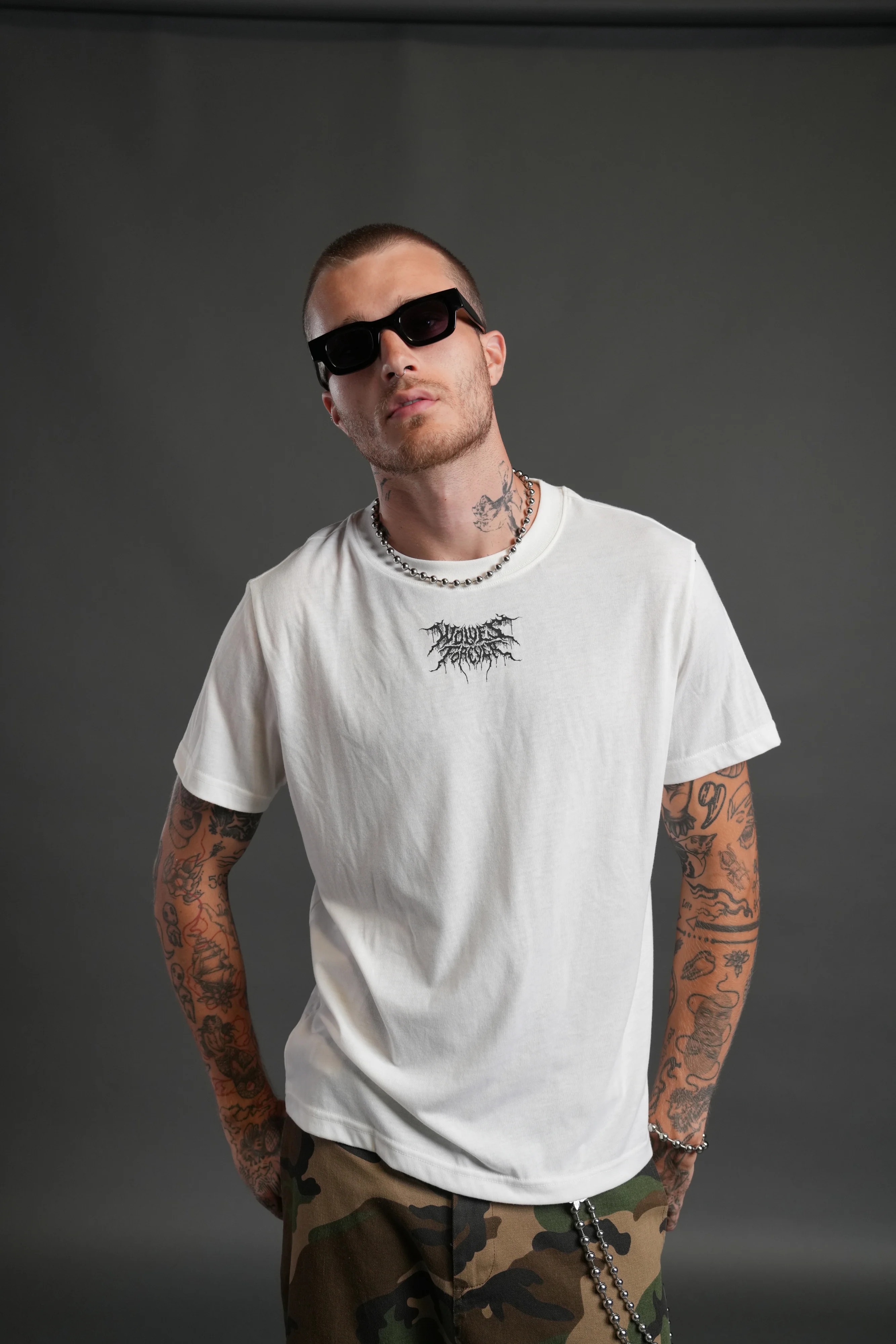 Forged From Iron "J. Dean" Premium Tee in Cream - Image 4