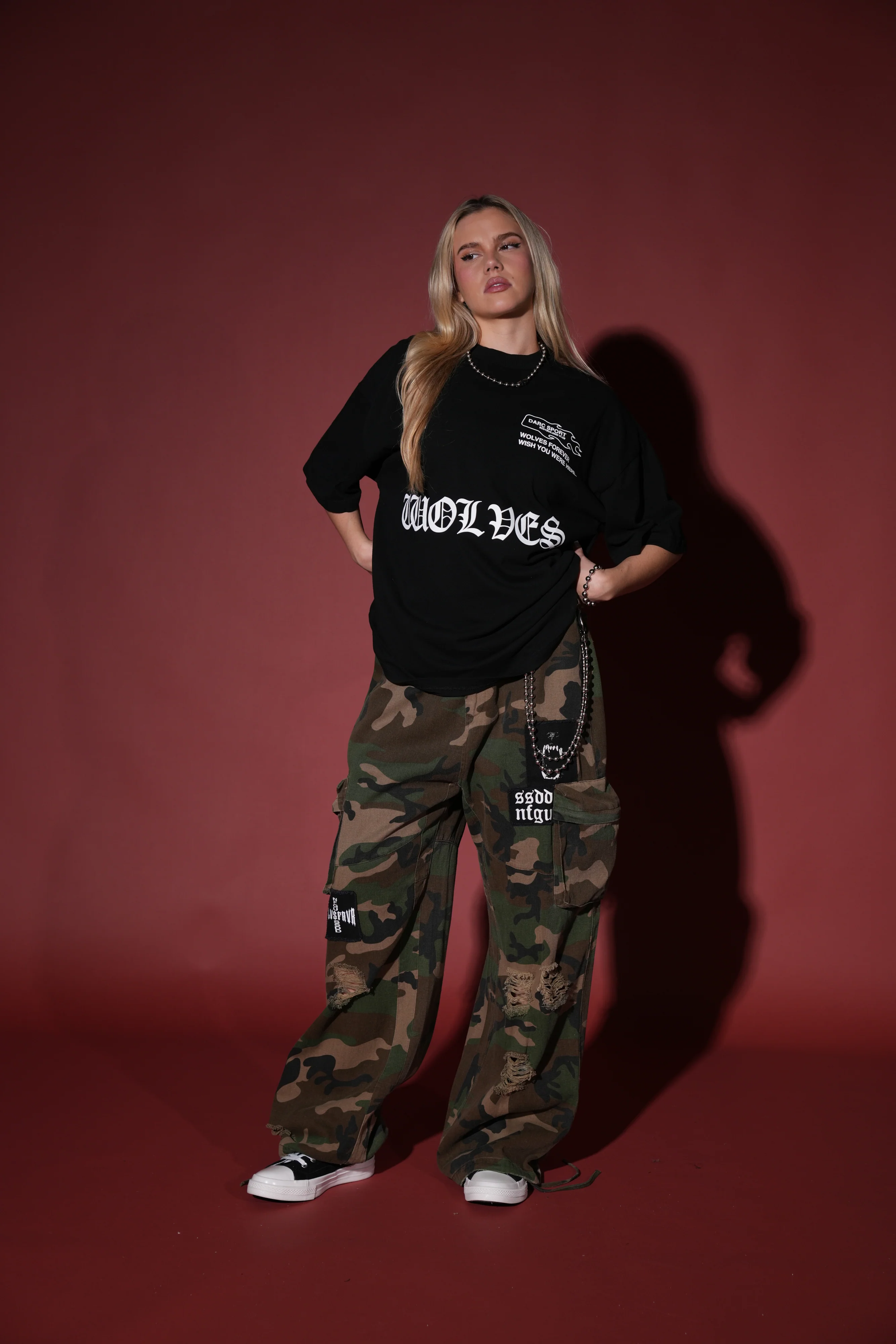 Forged "Premium" Oversized Tee in Black - Image 5
