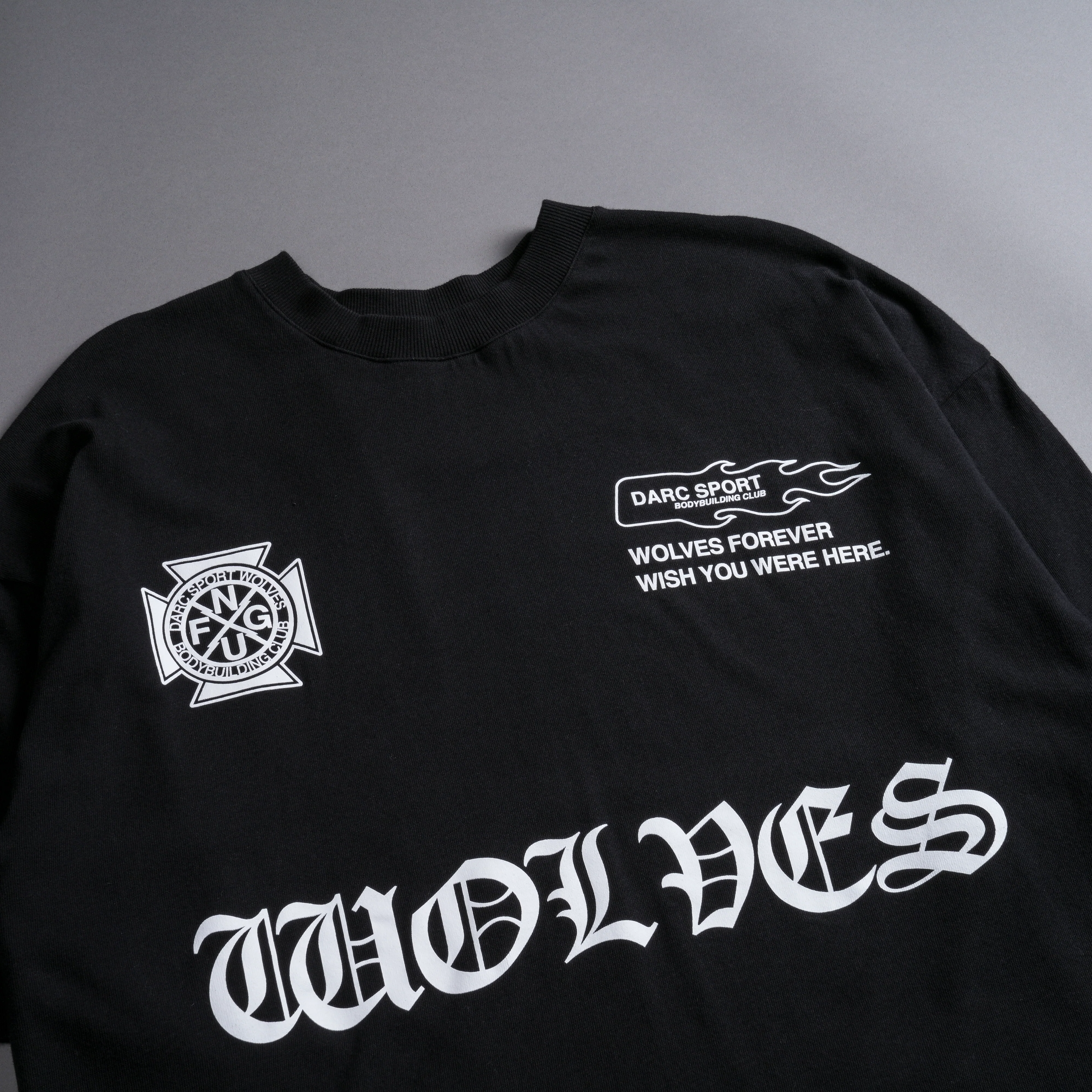 Forged "Premium" Oversized Tee in Black - Image 6