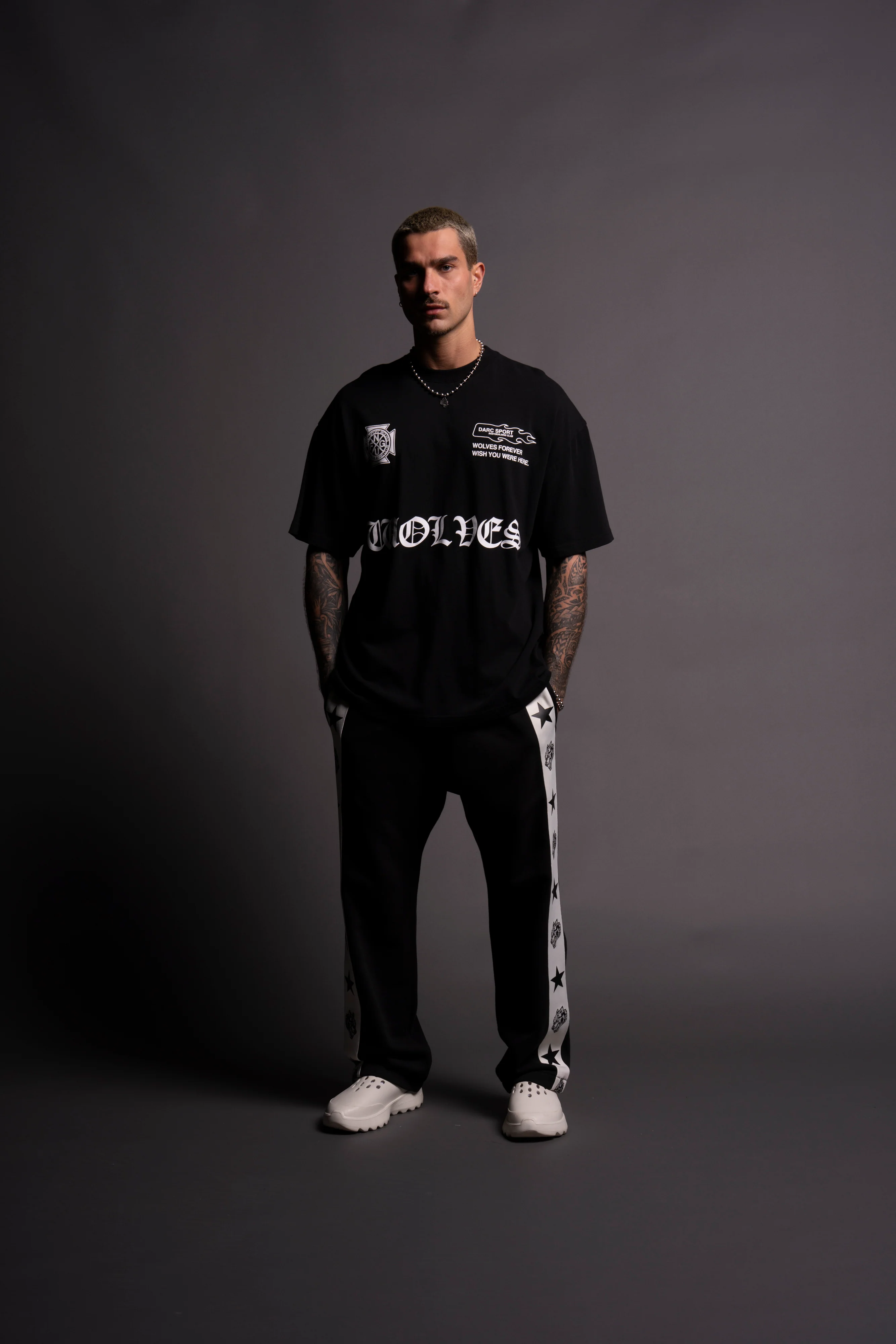 Forged "Premium" Oversized Tee in Black - Image 7