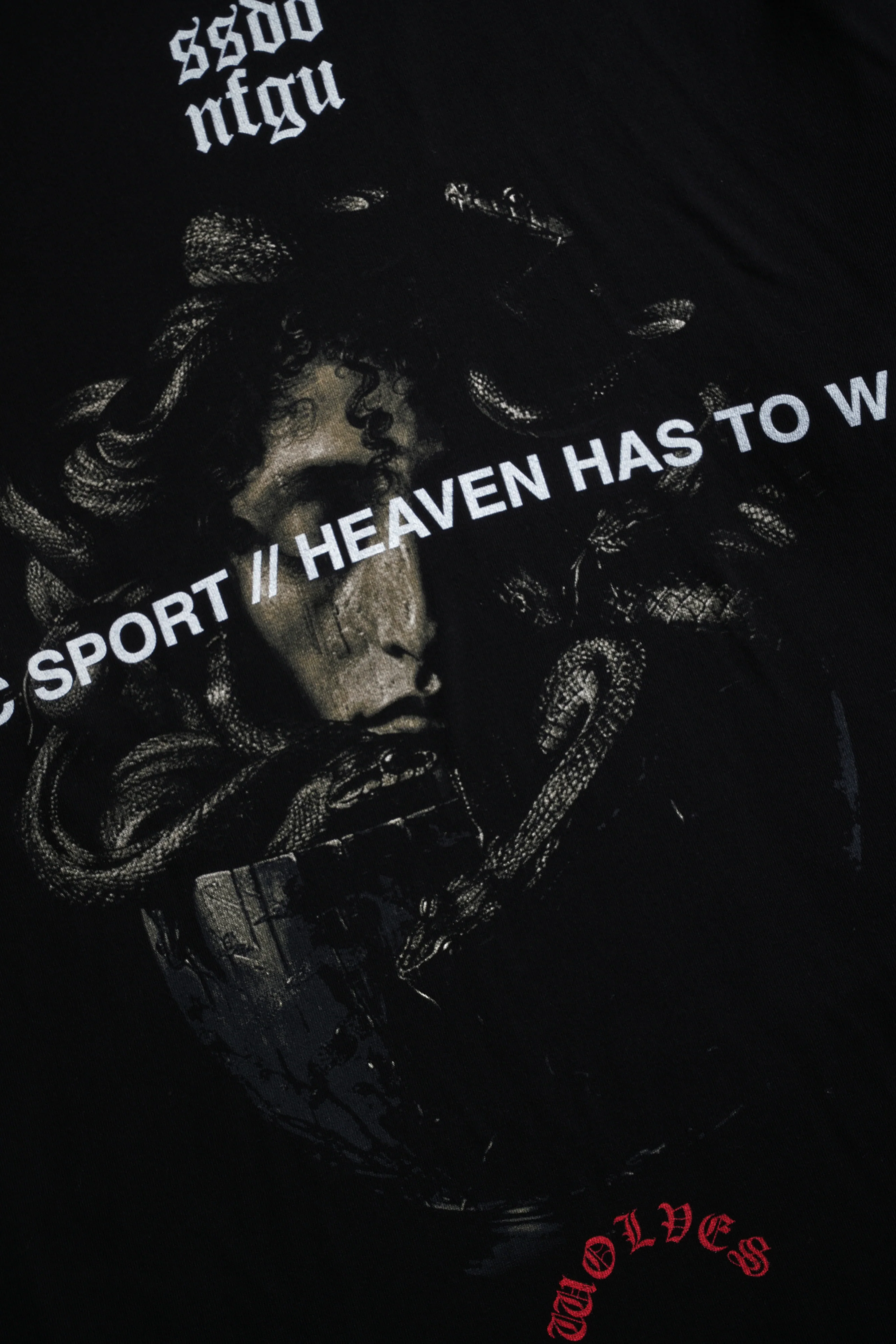 Gorgon's Lament "Premium" Oversized Tee in Black - Image 4
