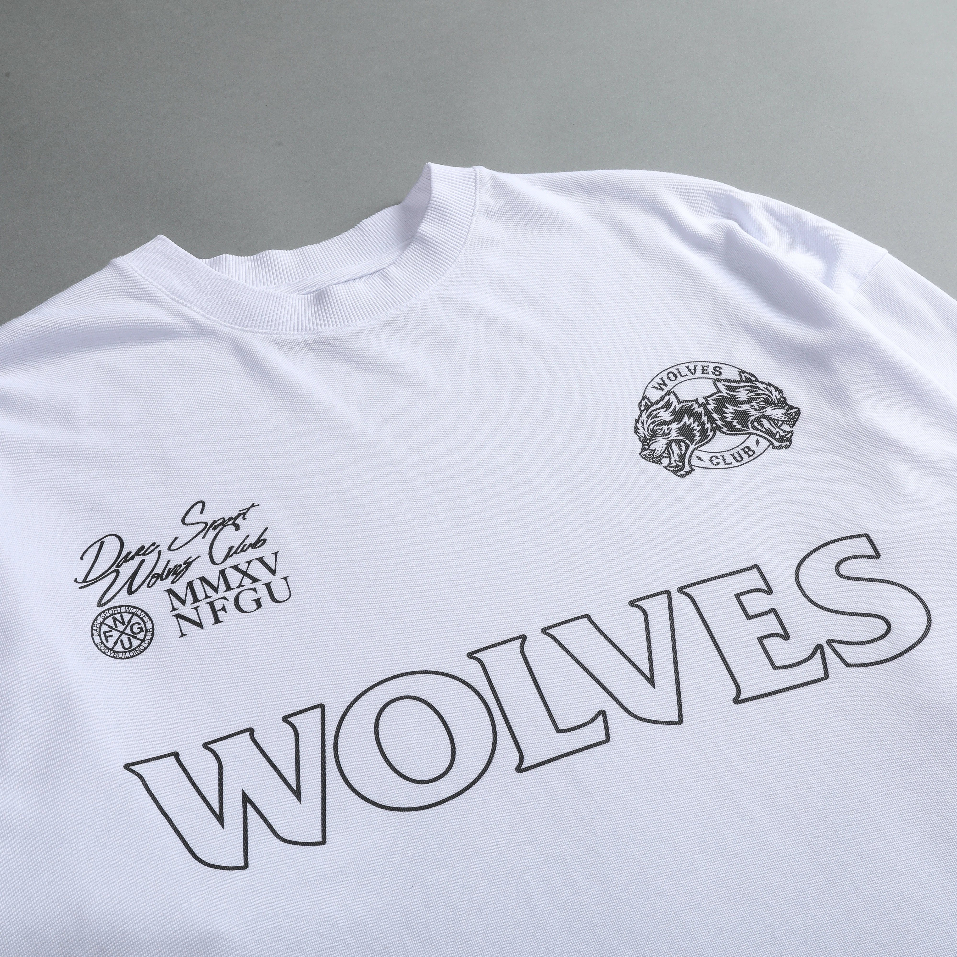Grounded "Premium" Oversized Tee in White - Image 8