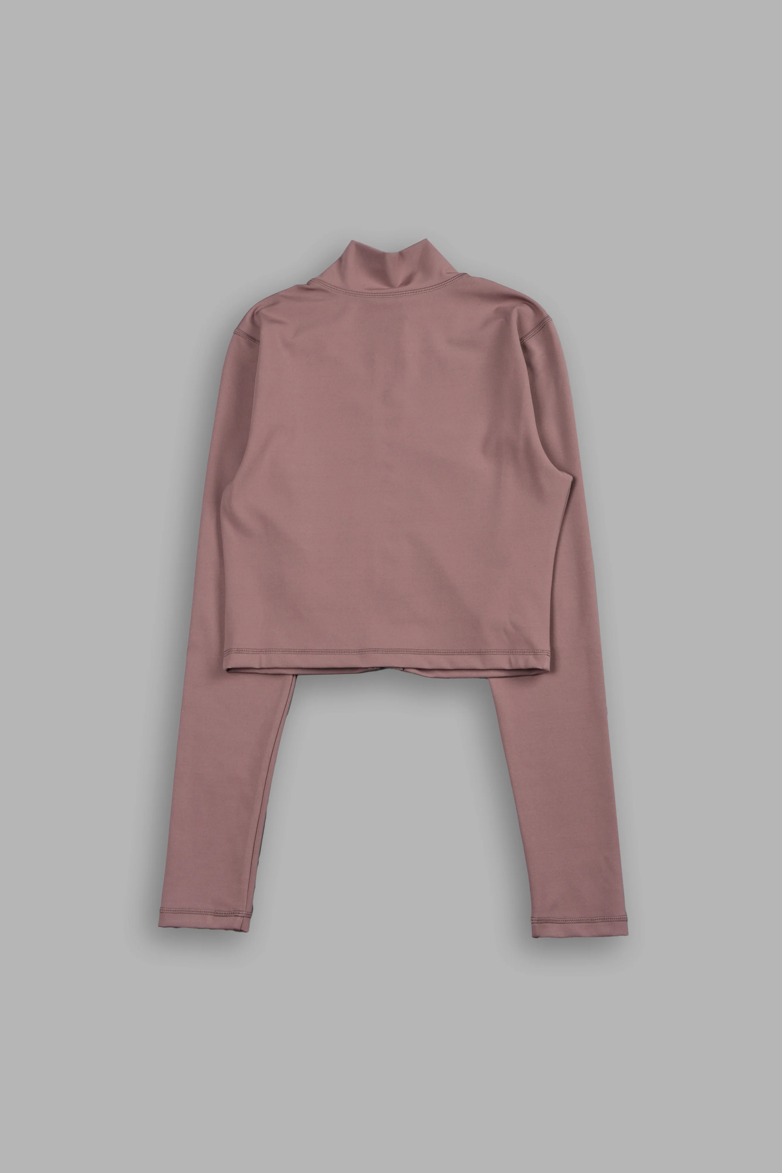 Guidance Tana "Energy" Zip Mockneck in Shadow Mauve - Image 4