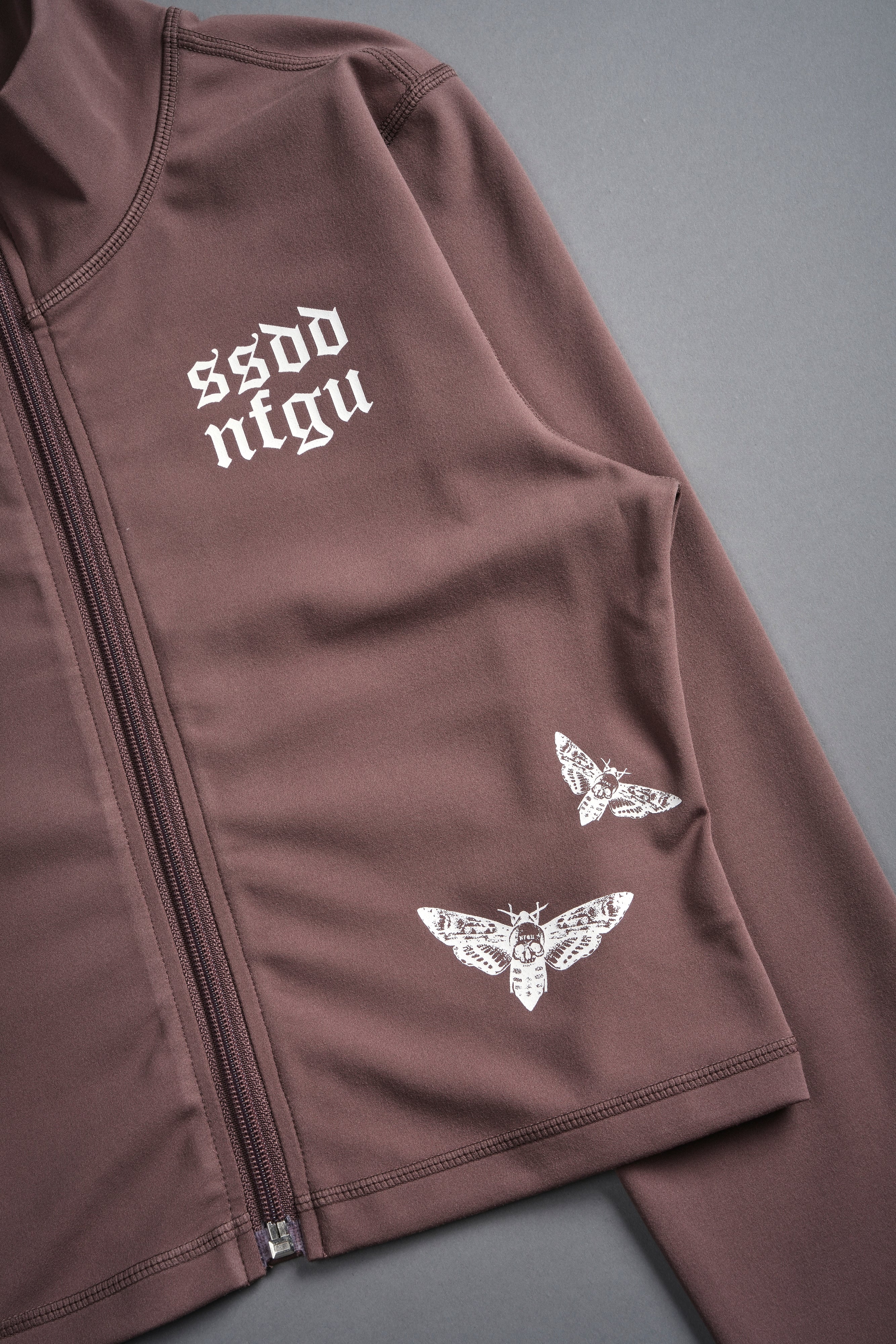 Guidance Tana "Energy" Zip Mockneck in Shadow Mauve - Image 6