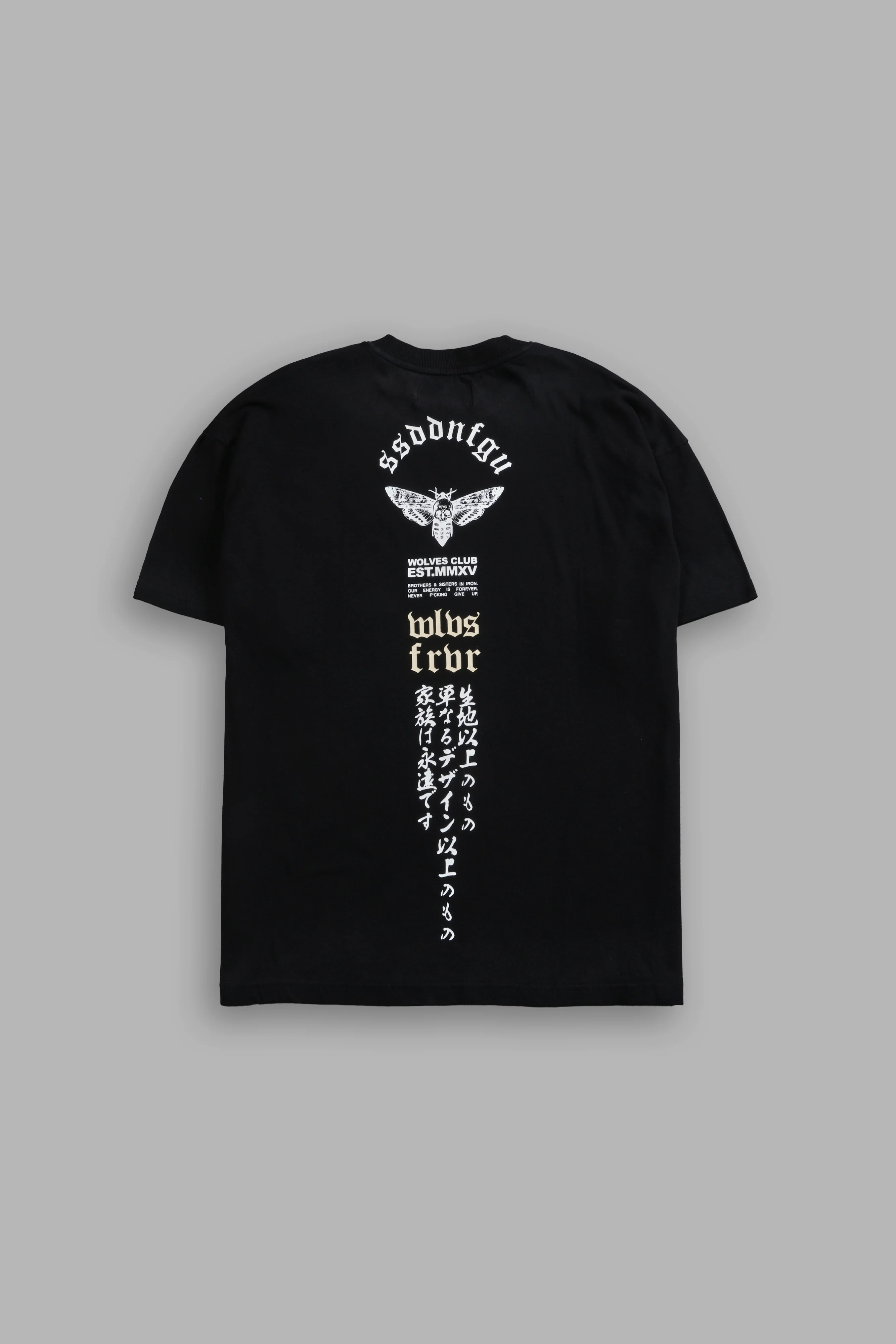 Hannya Inferno "Premium" Oversized Tee in Black Sun Fade - Image 3