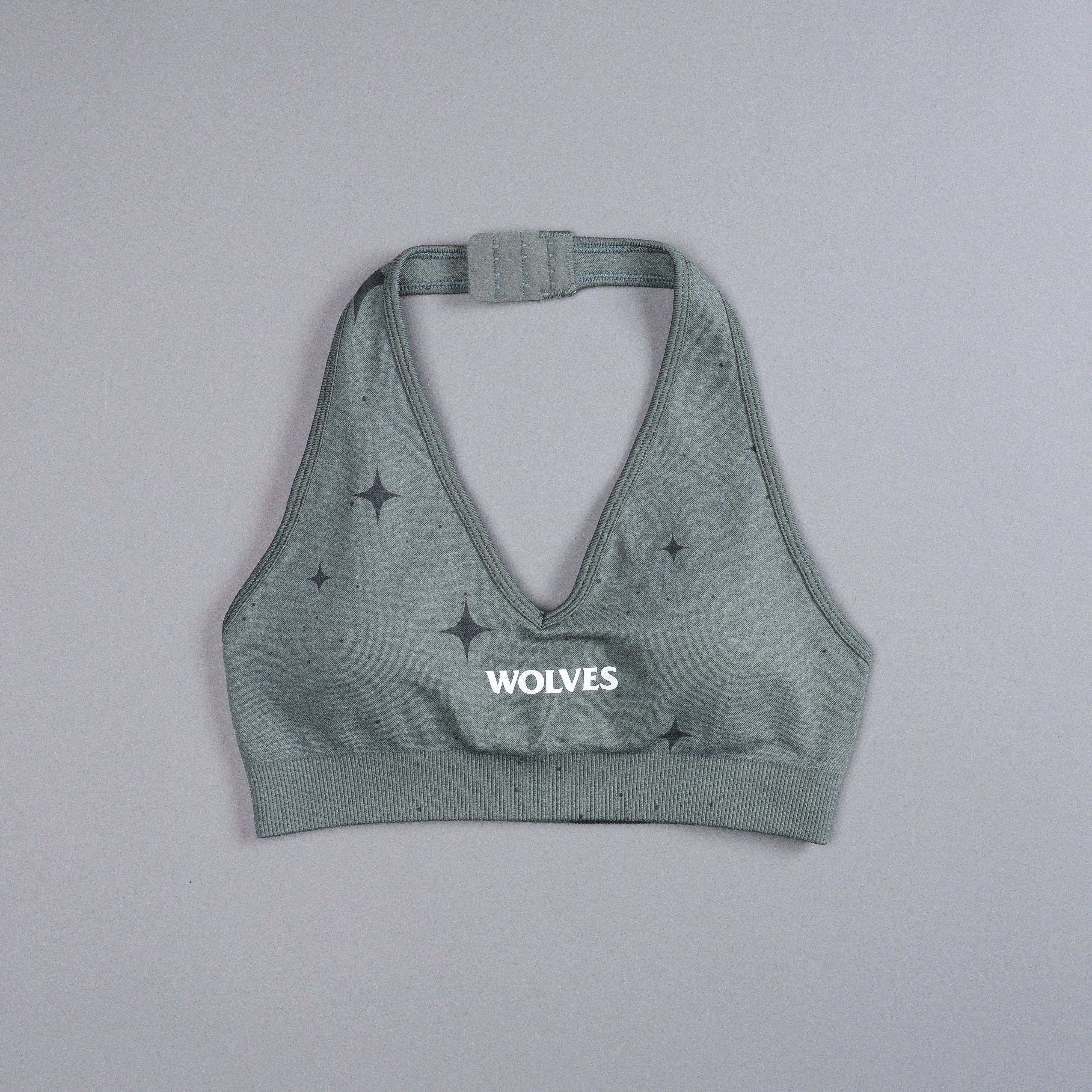 Hardcore "Everson Seamless" Halter Bra in Greek Stone Starry Night - Image 3