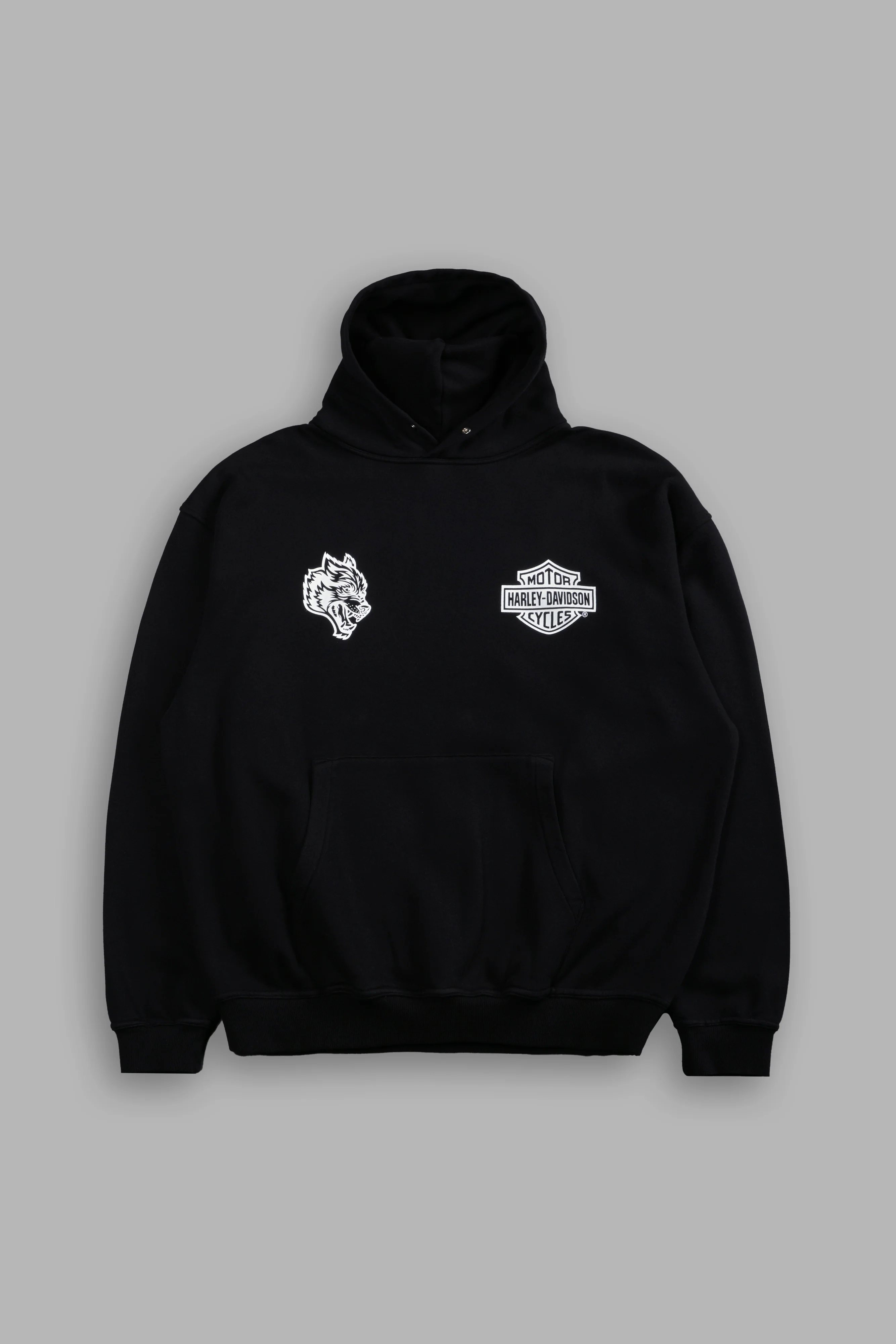 Harley-Davidson Wolves "Pierce" Hoodie in Black - Image 3