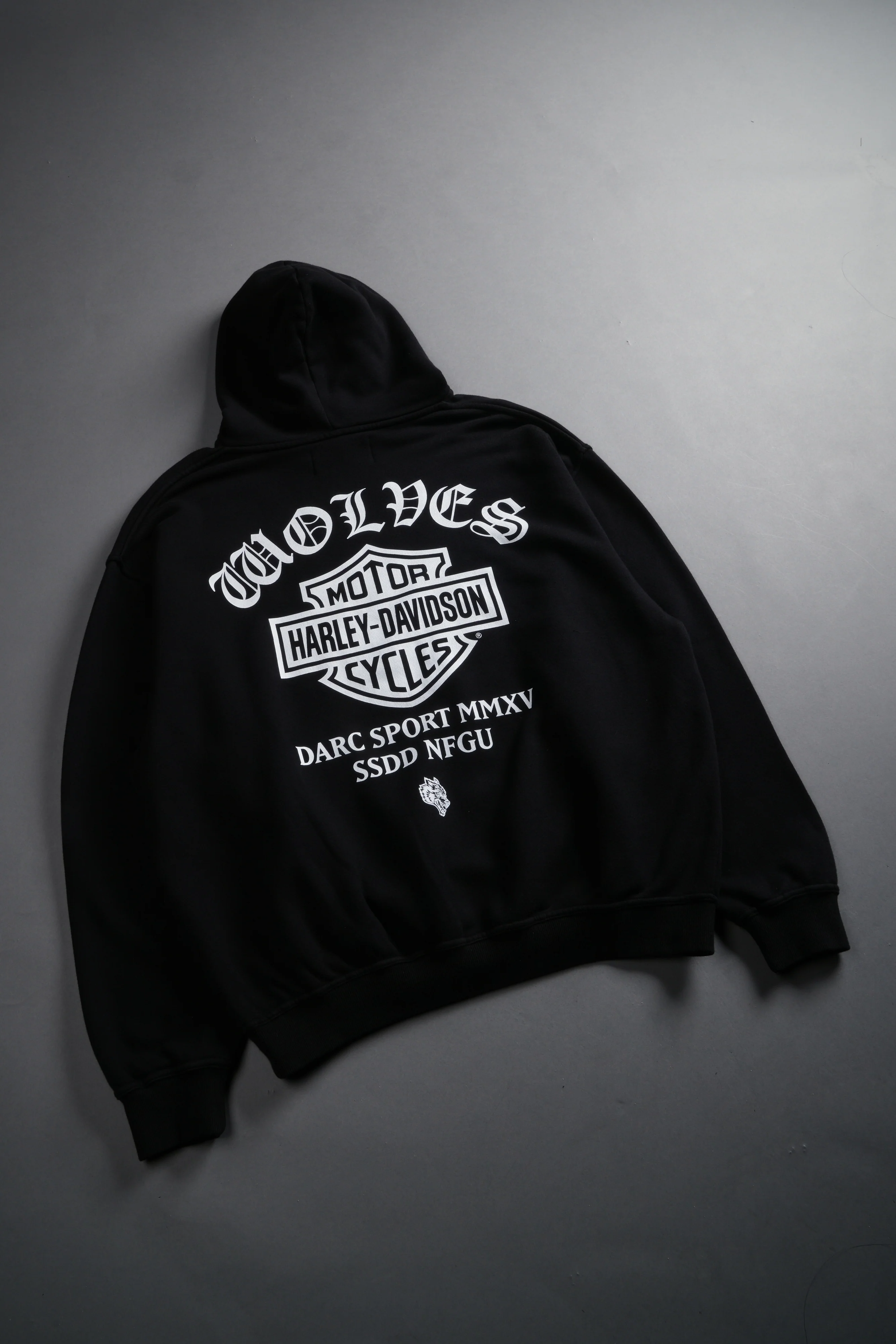 Harley-Davidson Wolves "Pierce" Hoodie in Black - Image 9