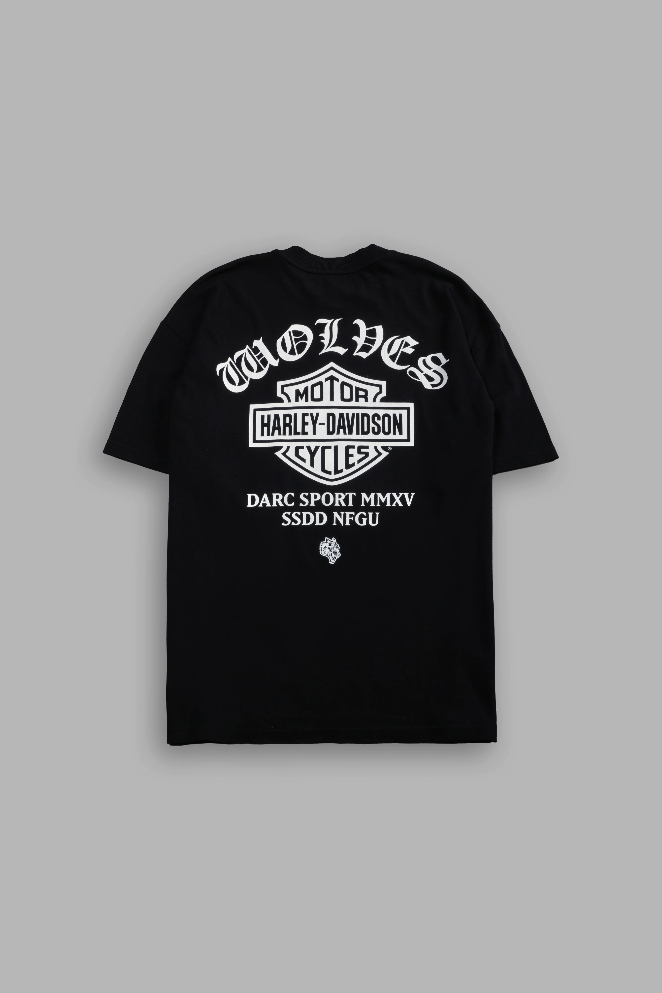 Harley-Davidson Wolves "Premium" Oversized Tee in Black