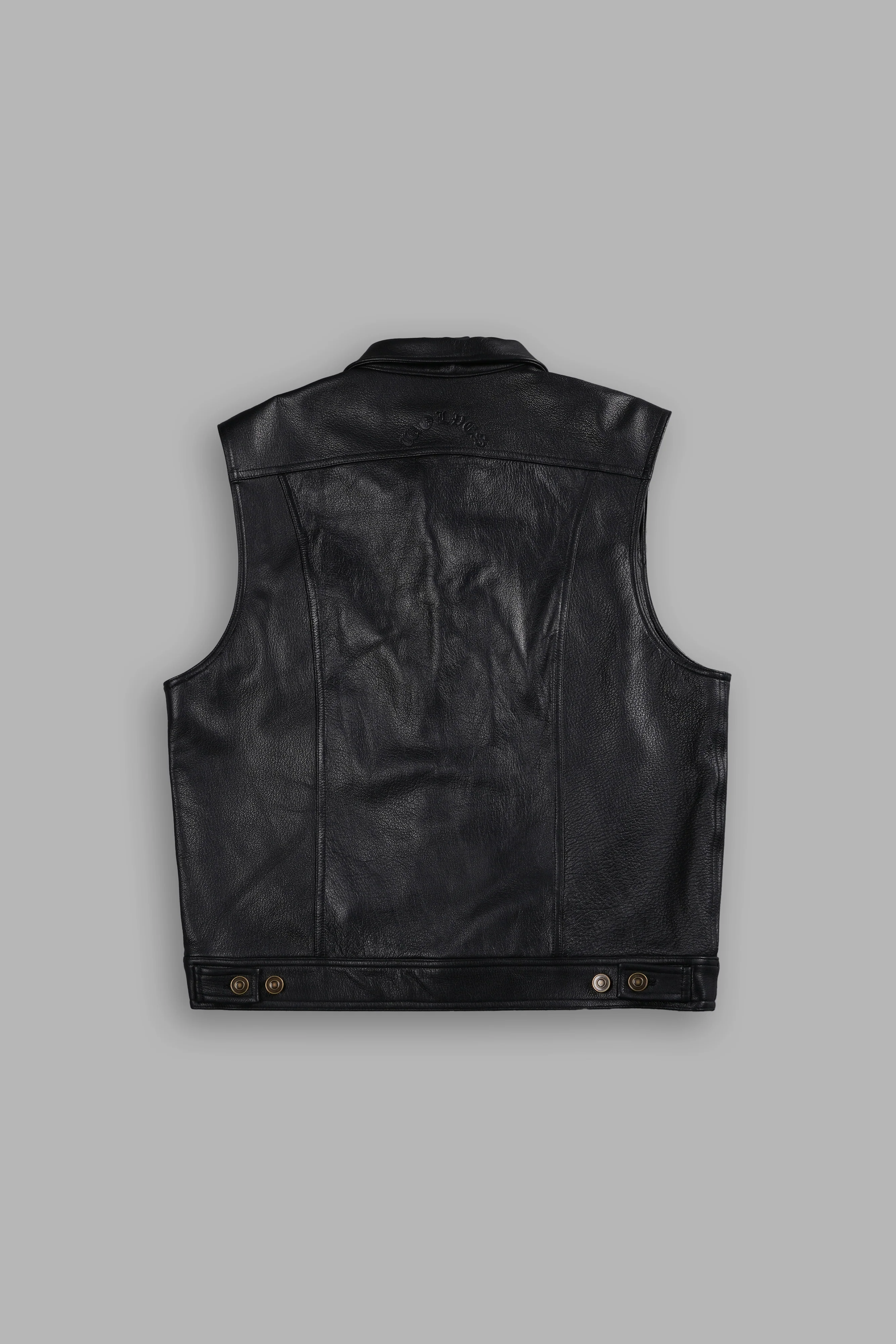 Harley-Davidson Wolves Rowan Genuine Leather Vest in Black - Image 4