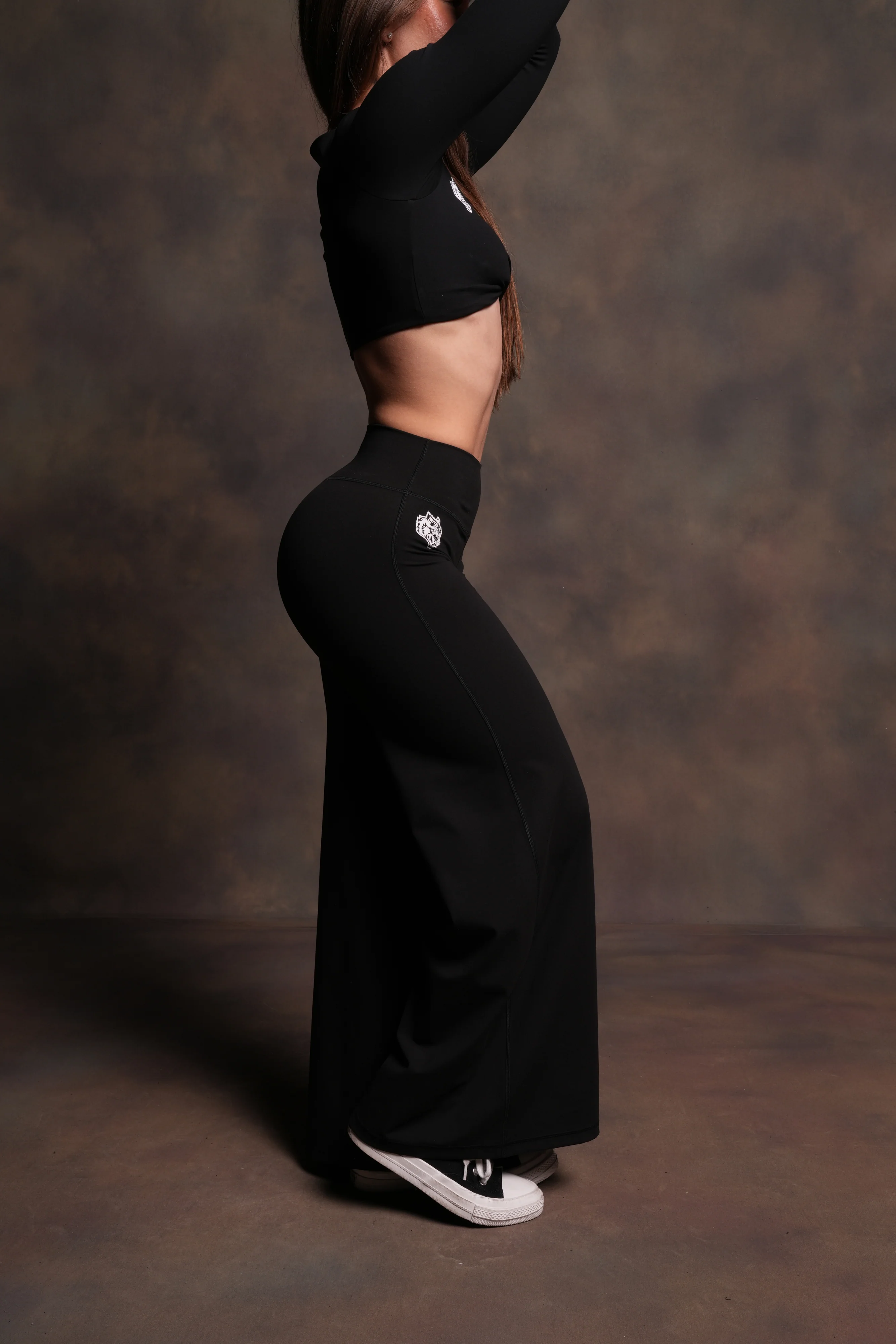 Harley-Davidson Wolves Wide Leg Energy Pants in Black - Image 4