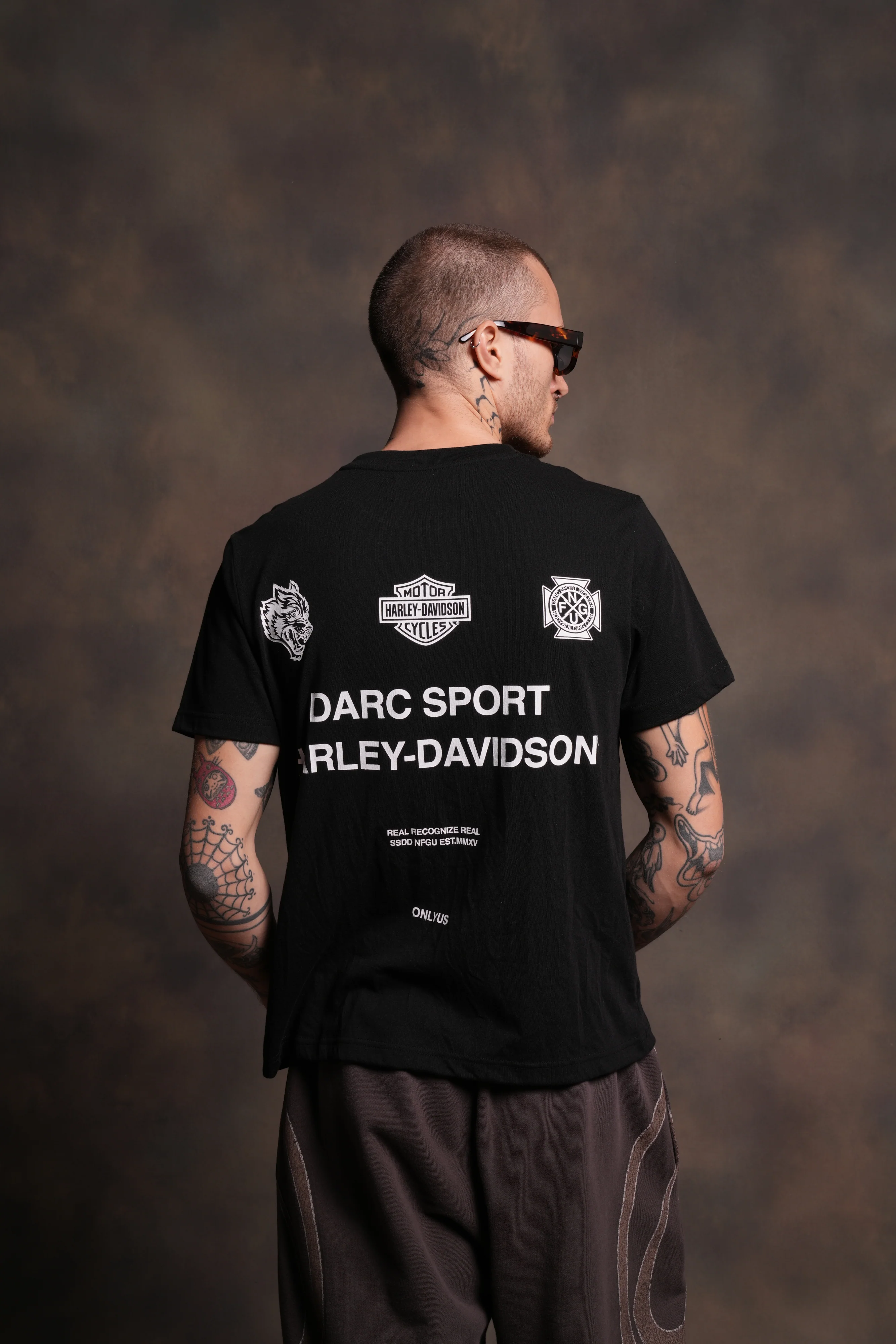 Harley-Davidson X Darc Sport "J. Dean" Premium Tee in Black - Image 4