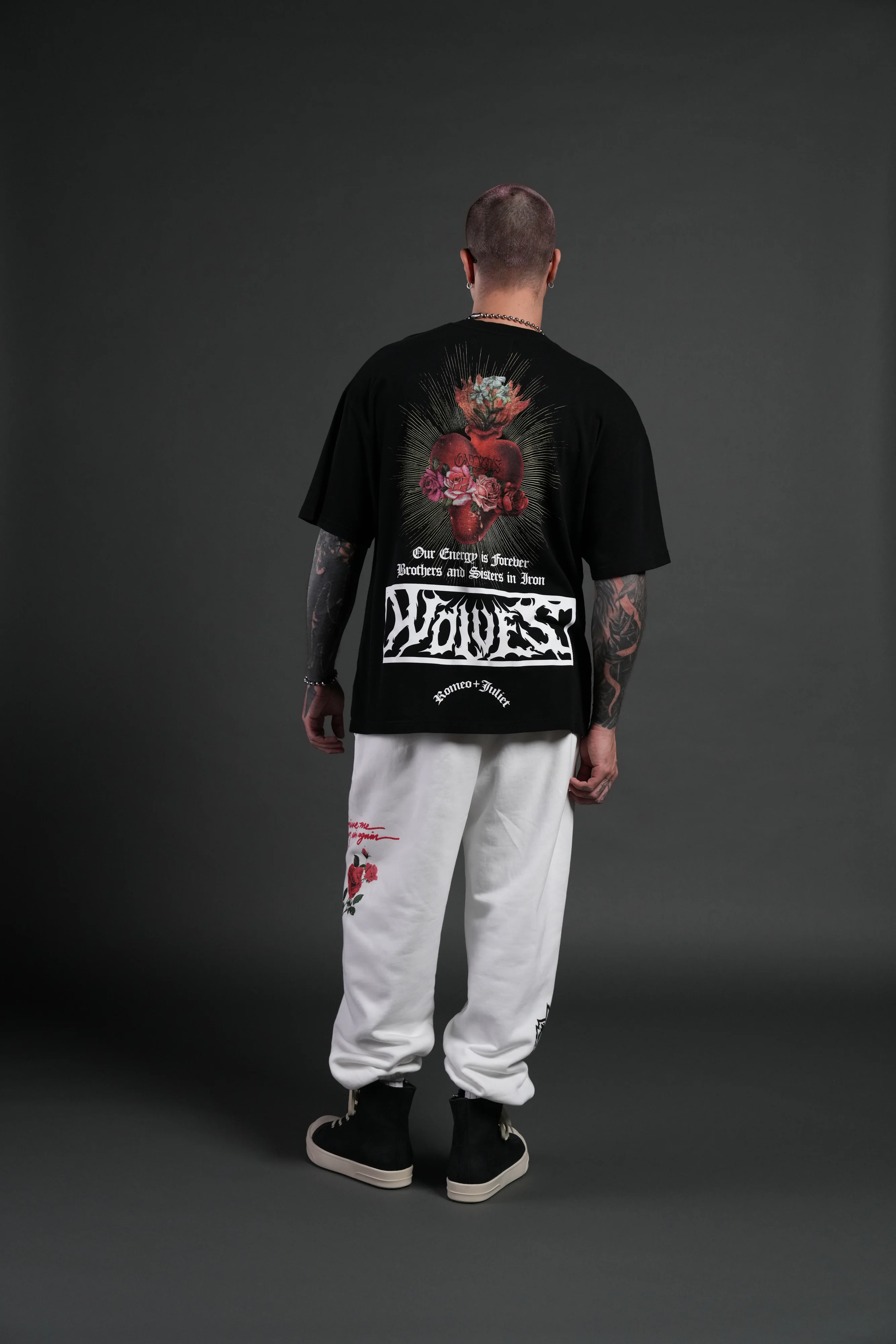 Heart Oath Premium Oversized Tee in Black - Image 6