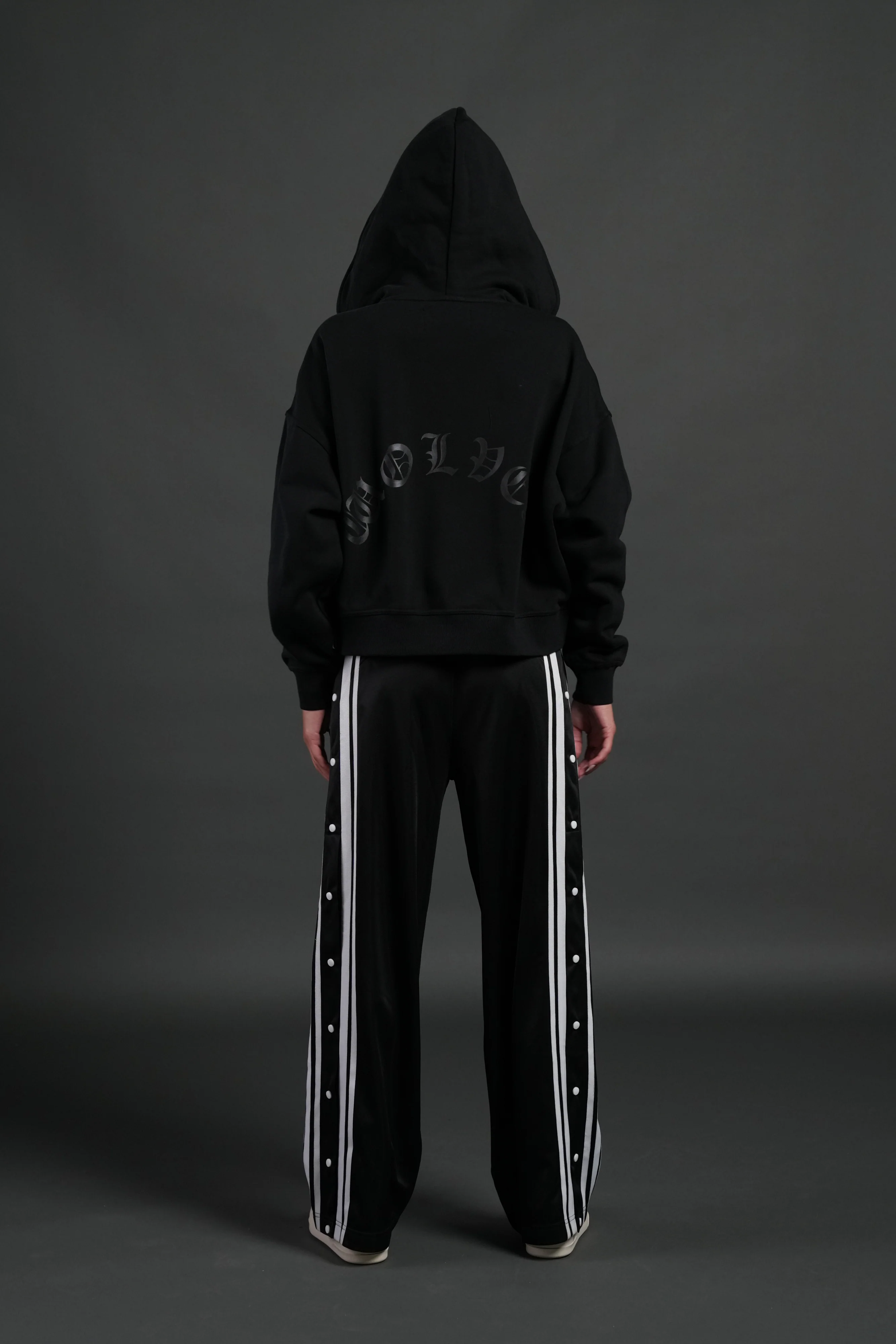 Heart Oath Vex Double Zip Hoodie in Black - Image 6