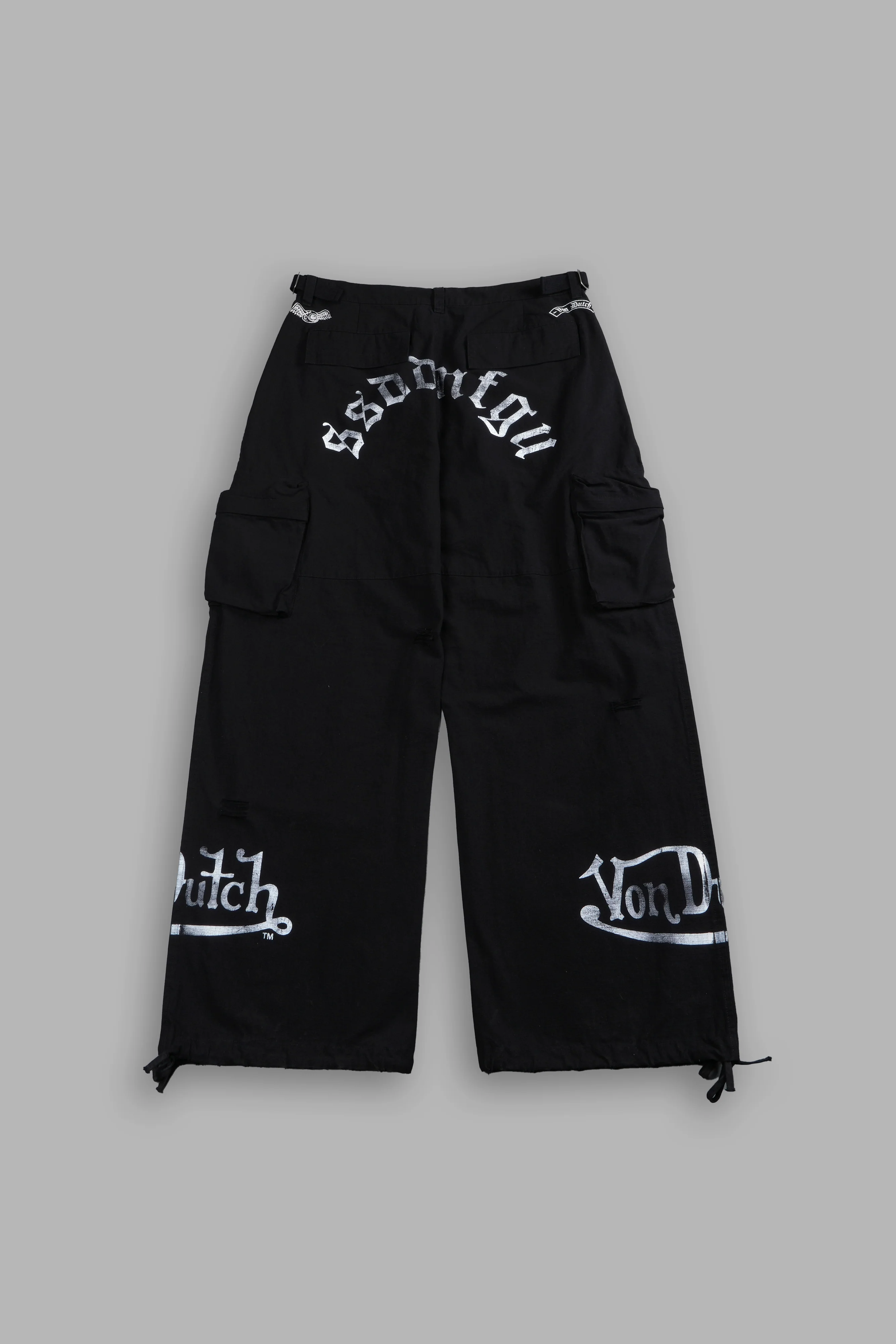 Hellbound Duke Cargo Pants in Black - Image 3