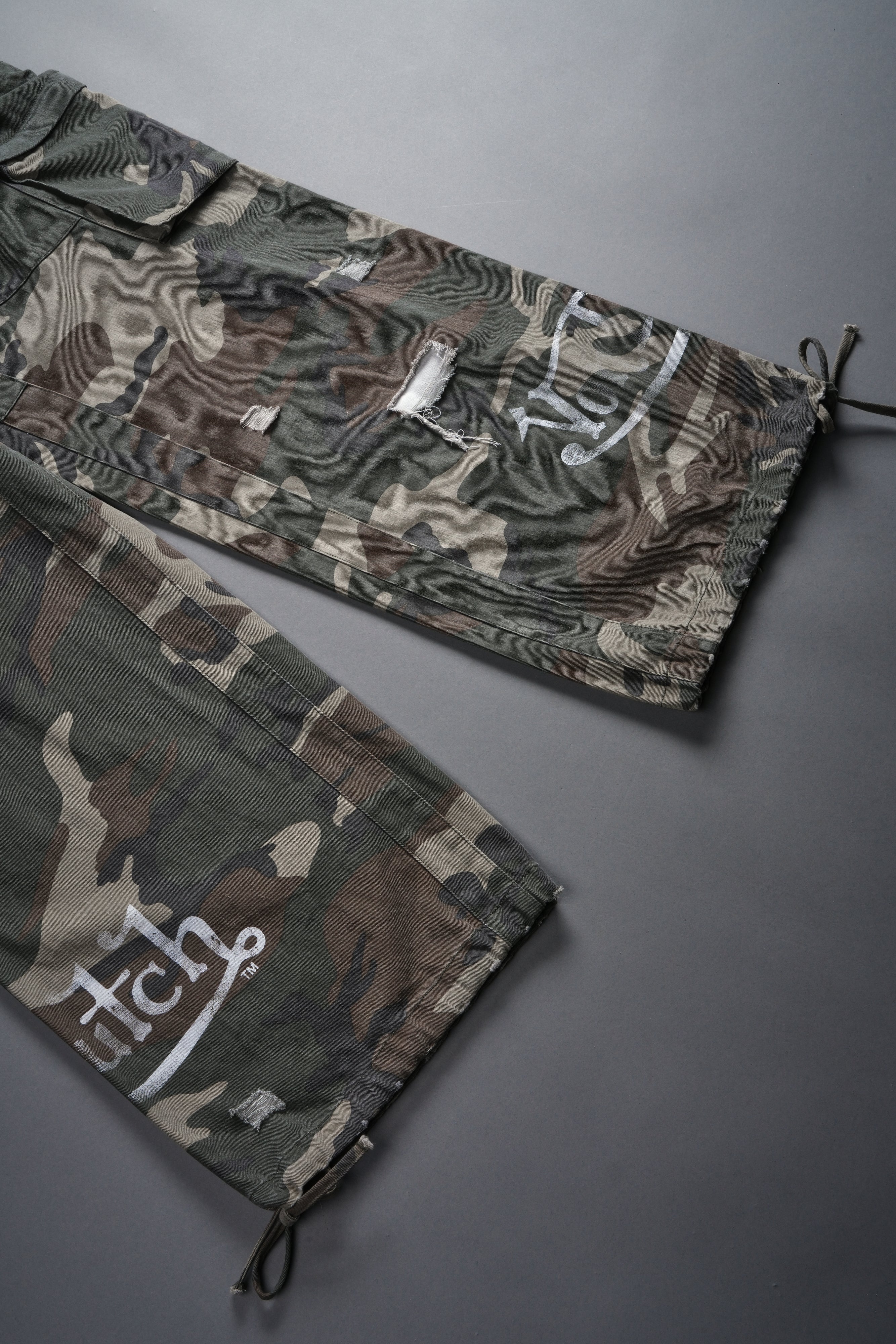 Hellbound Duke Cargo Pants in DSVD Green Camo - Image 12